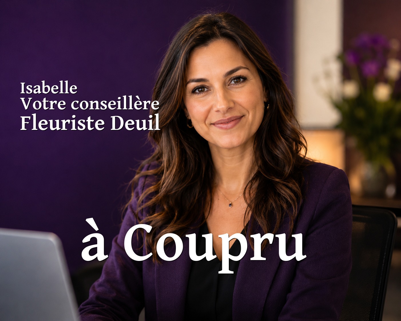Isabelle, votre conseillère Fleuriste Deuil à Coupru