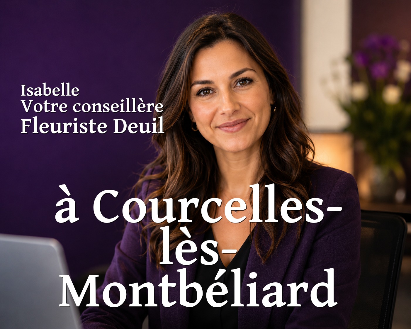 Isabelle, votre conseillère Fleuriste Deuil à Courcelles-lès-Montbéliard