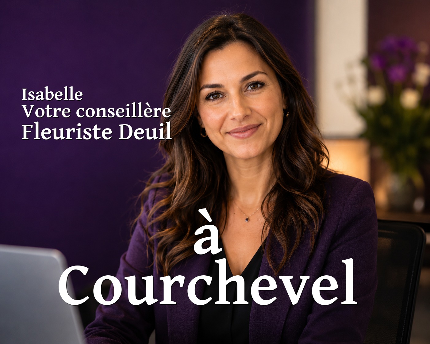 Isabelle, votre conseillère Fleuriste Deuil à Courchevel