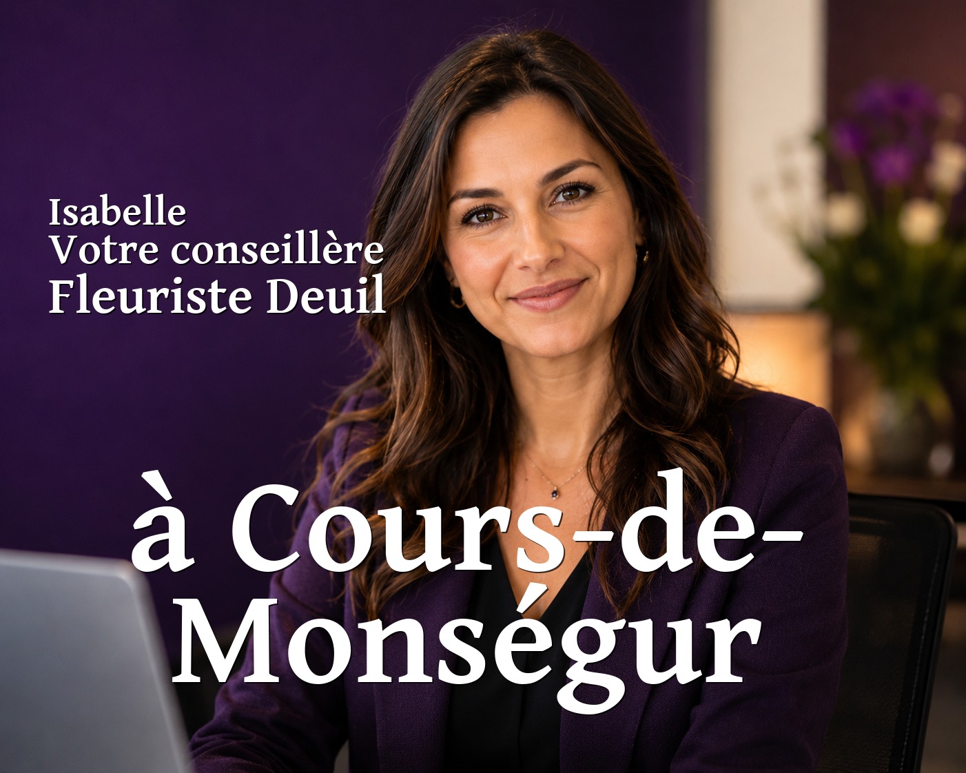 Isabelle, votre conseillère Fleuriste Deuil à Cours-de-Monségur