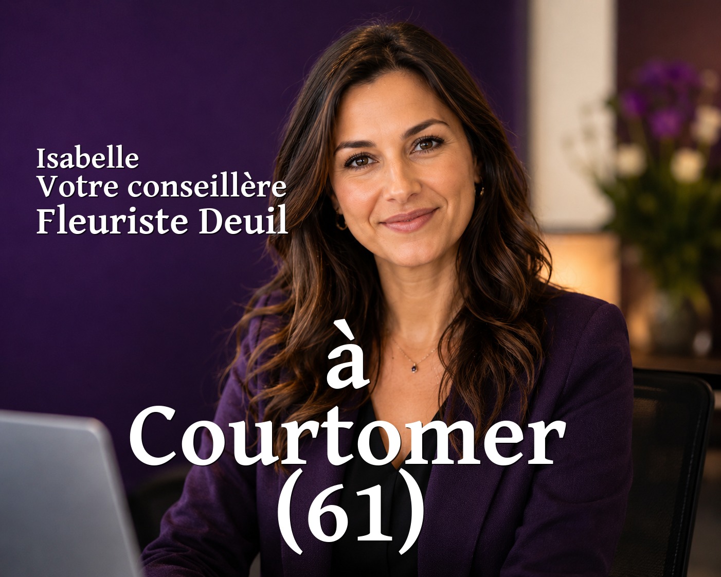 Isabelle, votre conseillère Fleuriste Deuil à Courtomer (61)