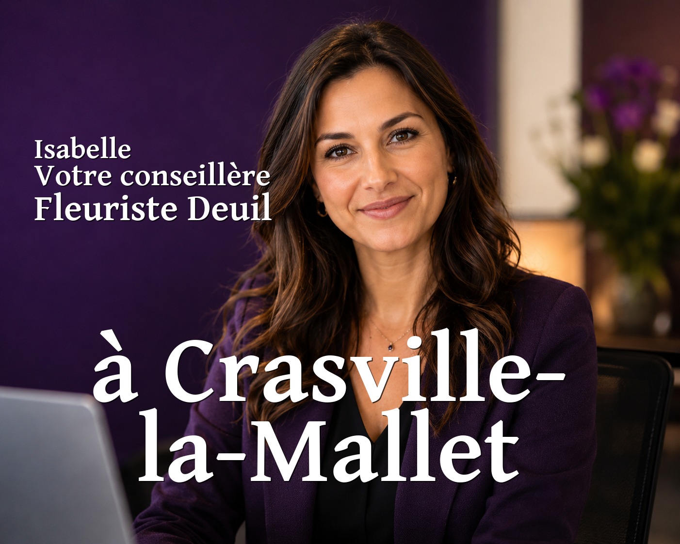 Isabelle, votre conseillère Fleuriste Deuil à Crasville-la-Mallet