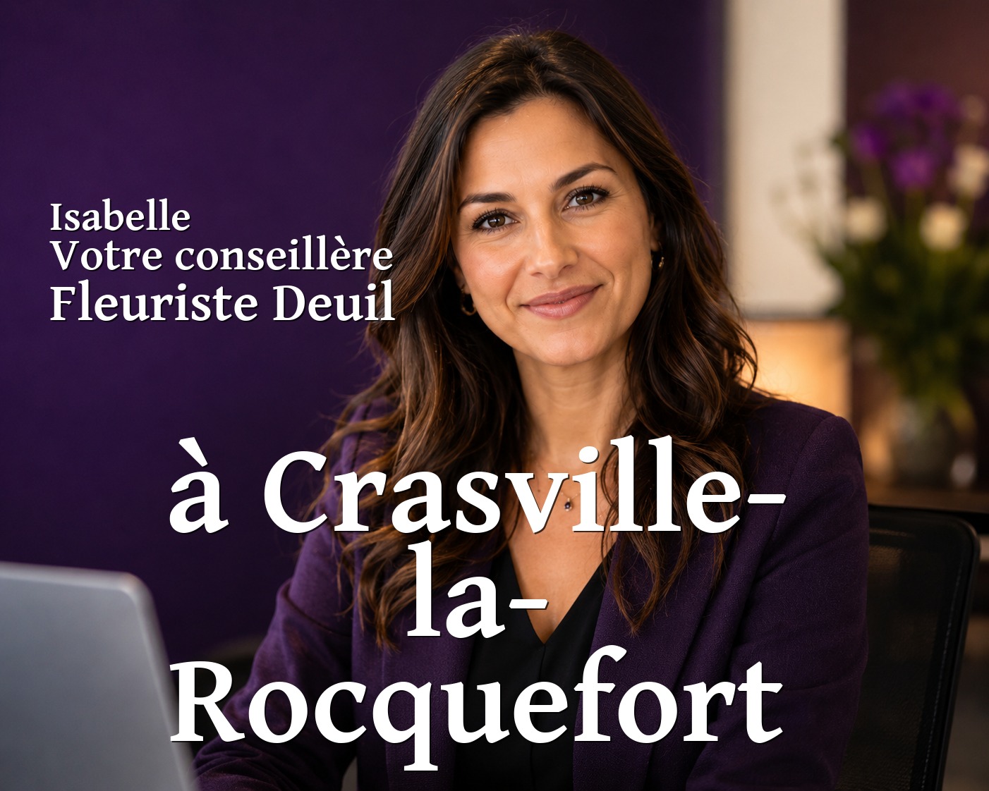 Isabelle, votre conseillère Fleuriste Deuil à Crasville-la-Rocquefort