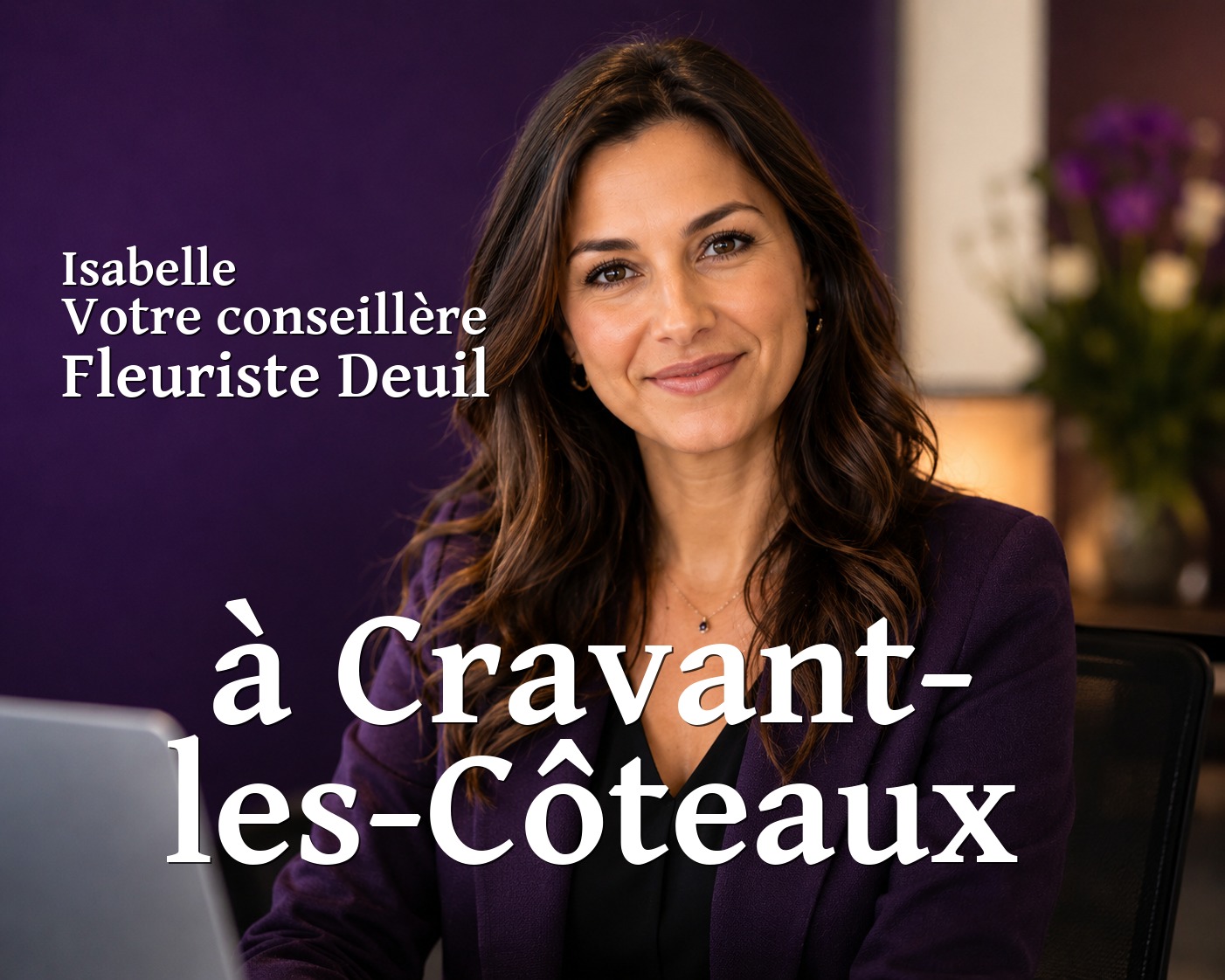 Isabelle, votre conseillère Fleuriste Deuil à Cravant-les-Côteaux