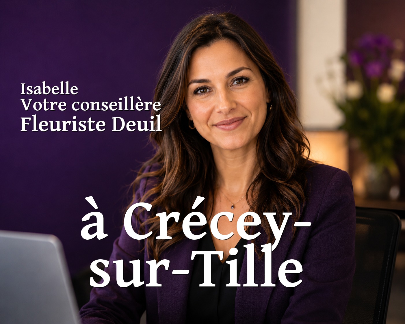 Isabelle, votre conseillère Fleuriste Deuil à Crécey-sur-Tille