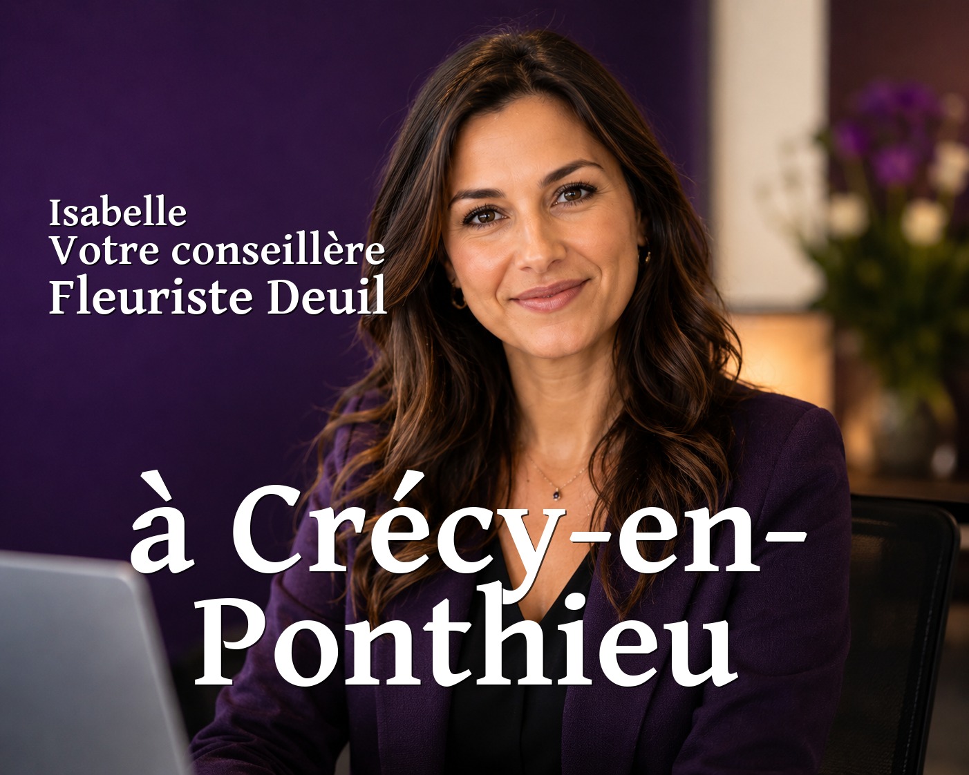 Isabelle, votre conseillère Fleuriste Deuil à Crécy-en-Ponthieu