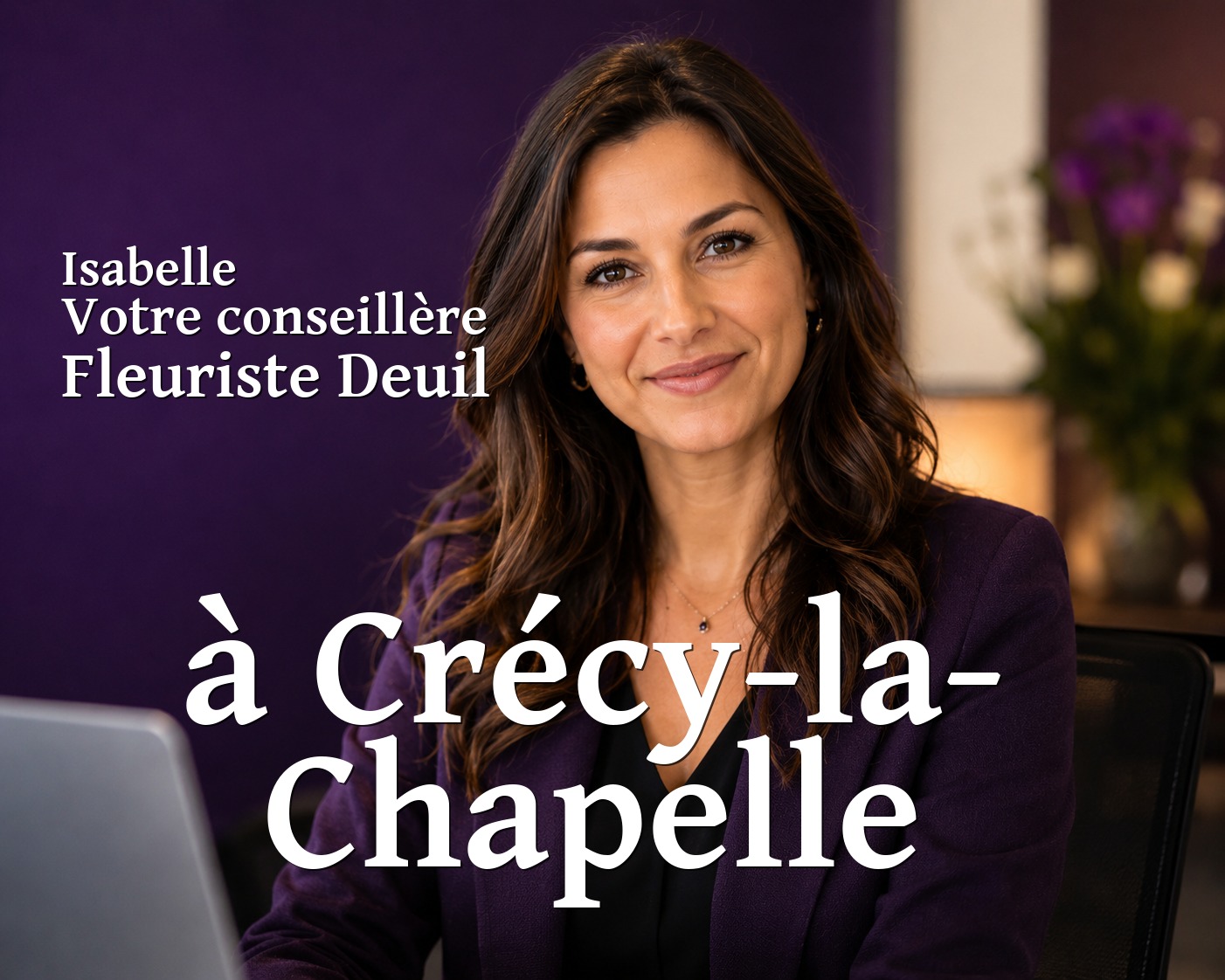 Isabelle, votre conseillère Fleuriste Deuil à Crécy-la-Chapelle