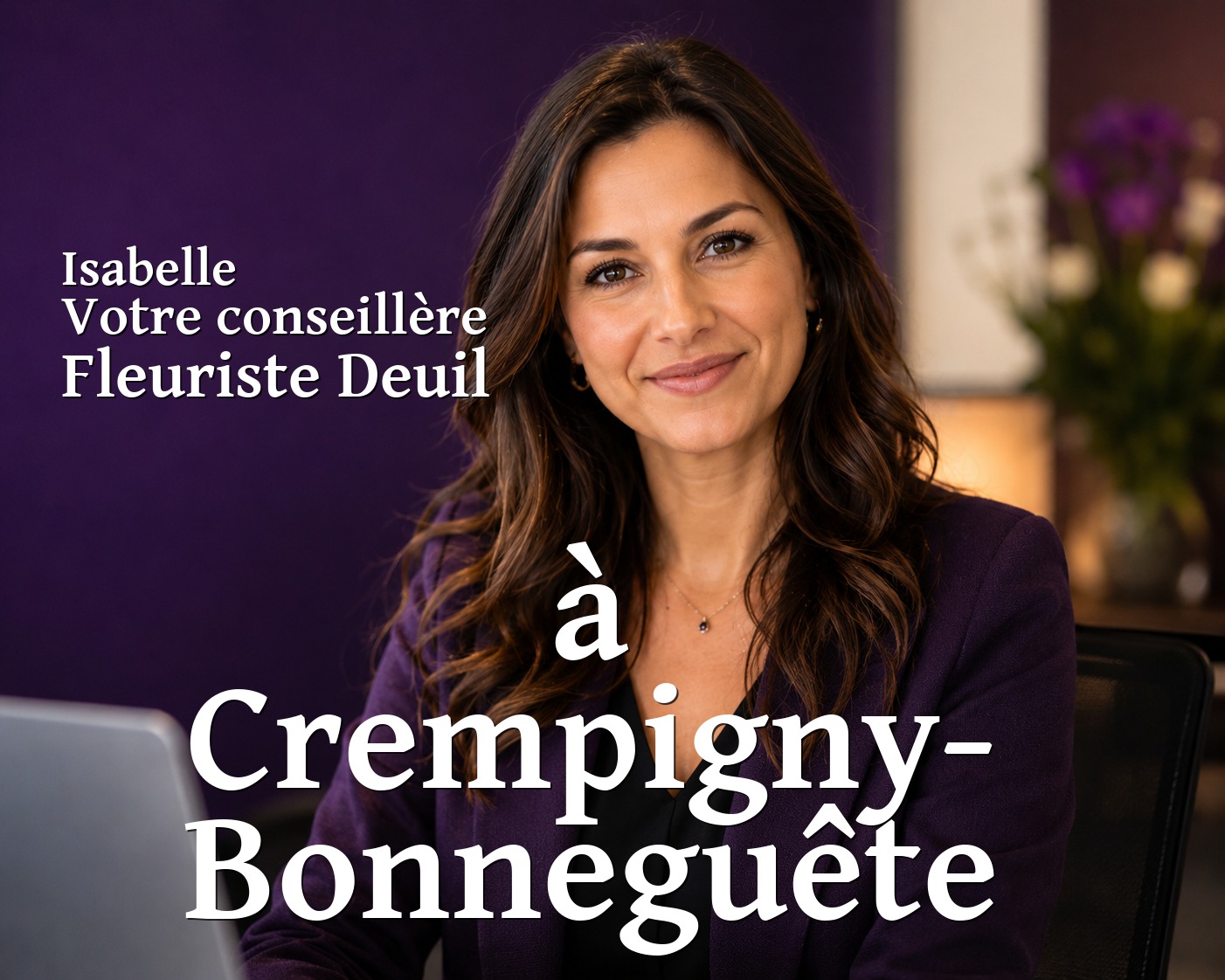 Isabelle, votre conseillère Fleuriste Deuil à Crempigny-Bonneguête