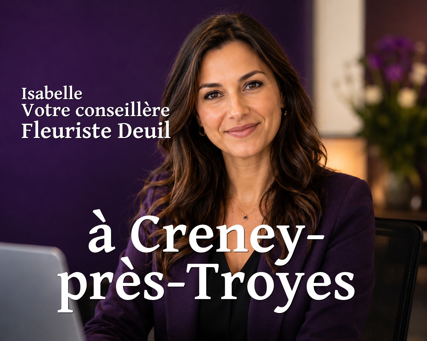 Isabelle, votre conseillère Fleuriste Deuil à Creney-près-Troyes
