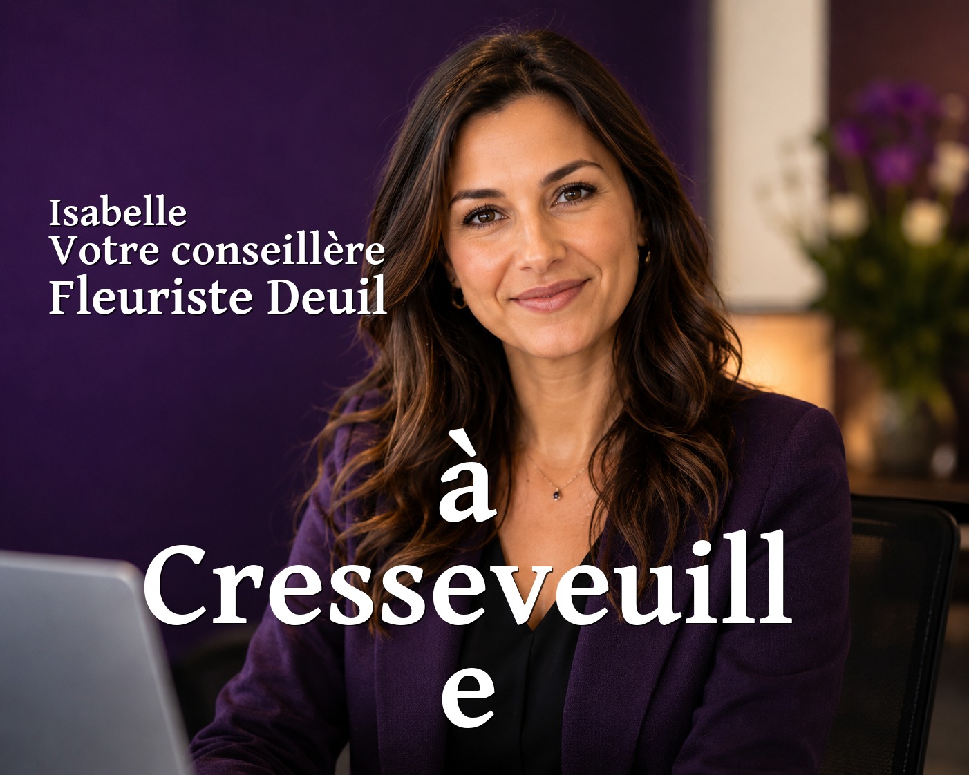 Isabelle, votre conseillère Fleuriste Deuil à Cresseveuille