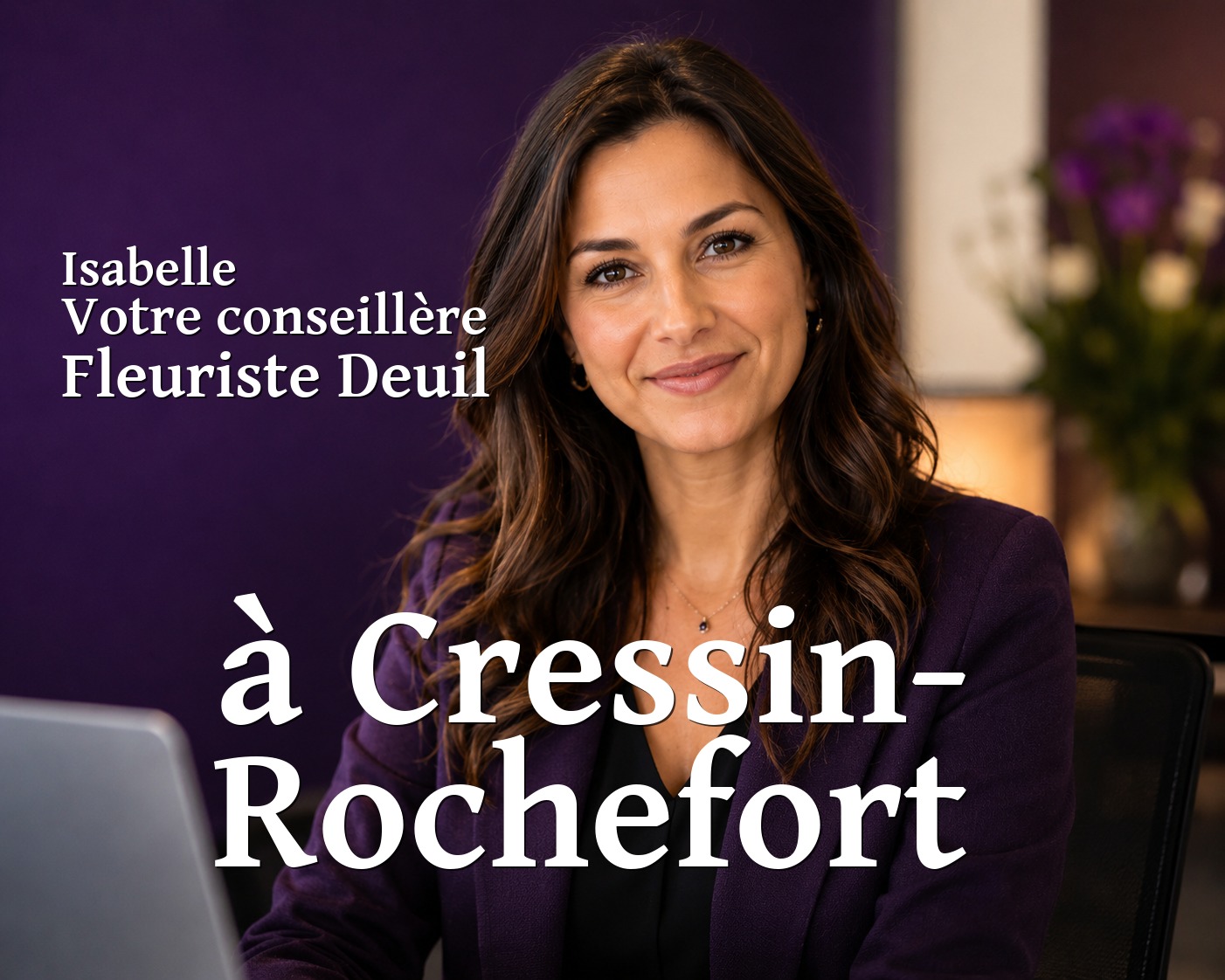 Isabelle, votre conseillère Fleuriste Deuil à Cressin-Rochefort