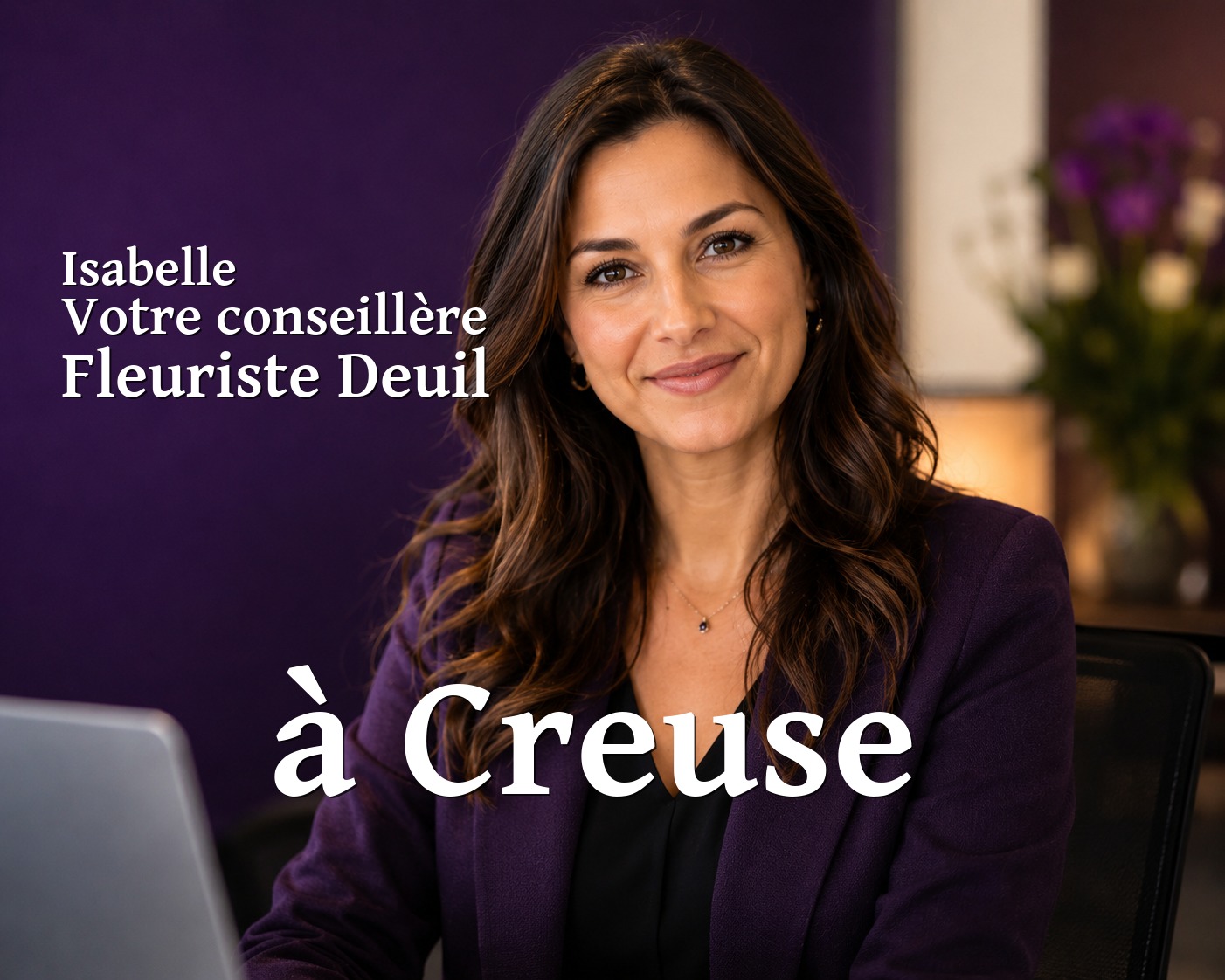 Isabelle, votre conseillère Fleuriste Deuil à Creuse