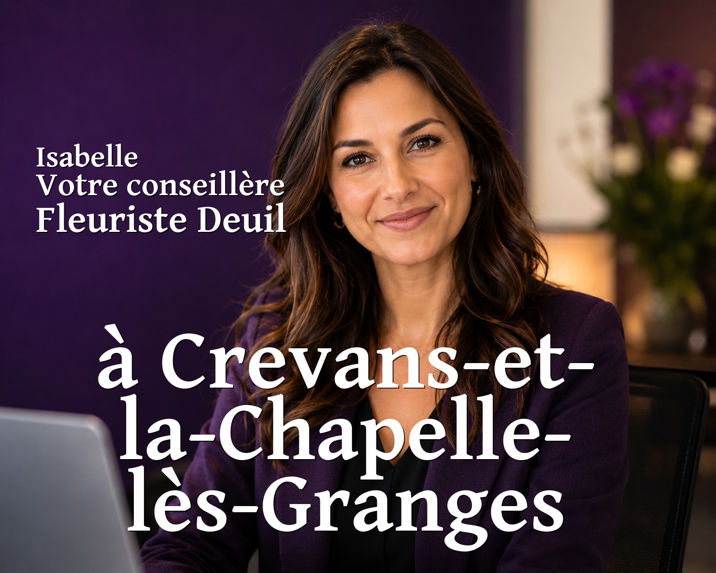 Isabelle, votre conseillère Fleuriste Deuil à Crevans-et-la-Chapelle-lès-Granges