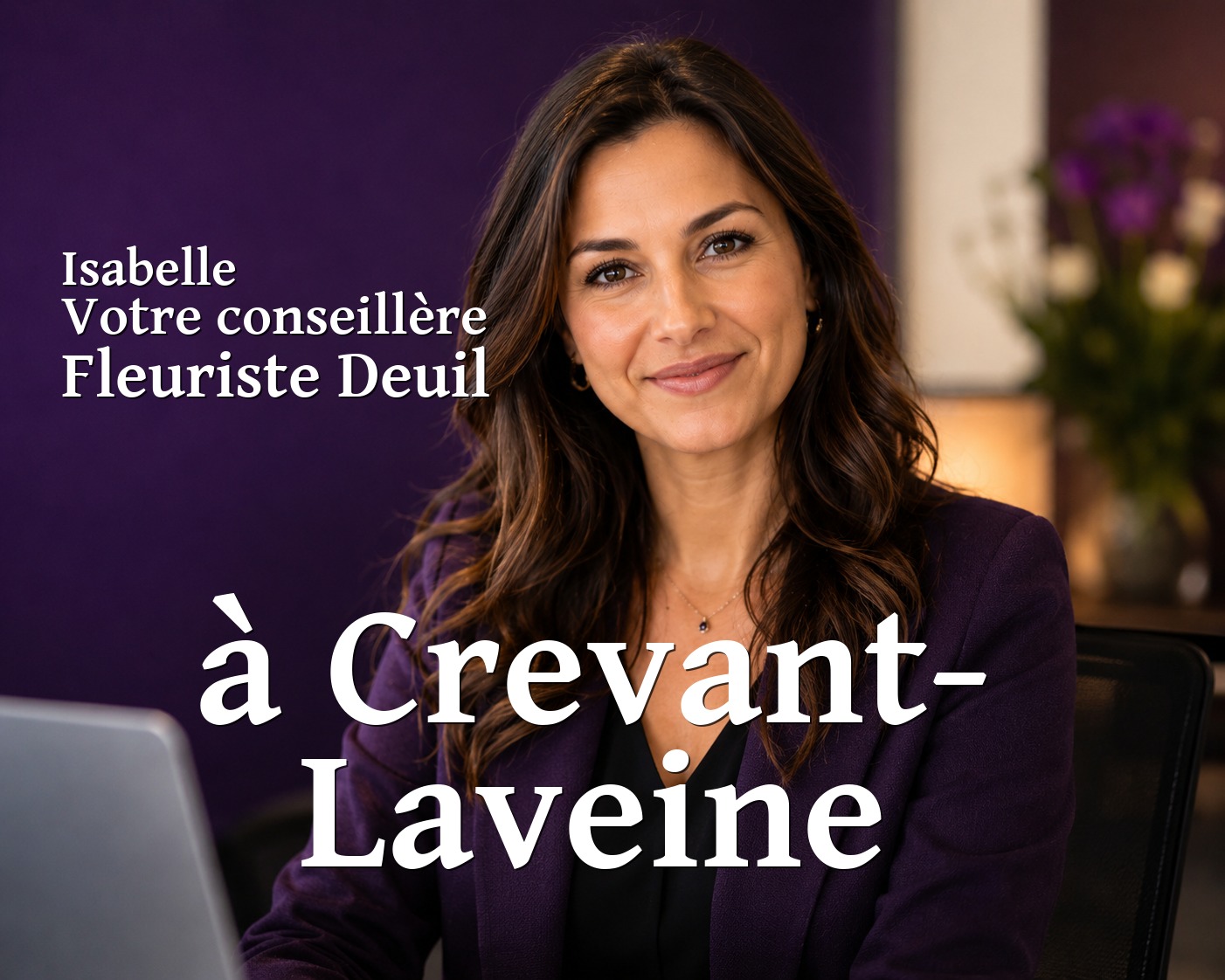Isabelle, votre conseillère Fleuriste Deuil à Crevant-Laveine
