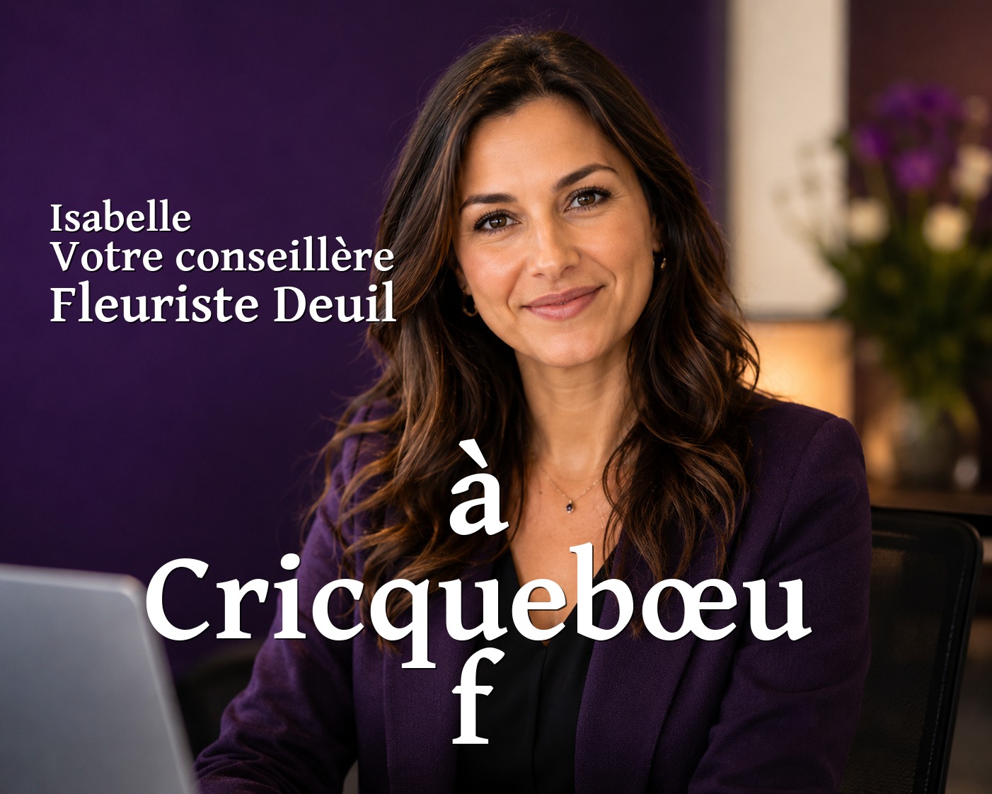 Isabelle, votre conseillère Fleuriste Deuil à Cricquebœuf