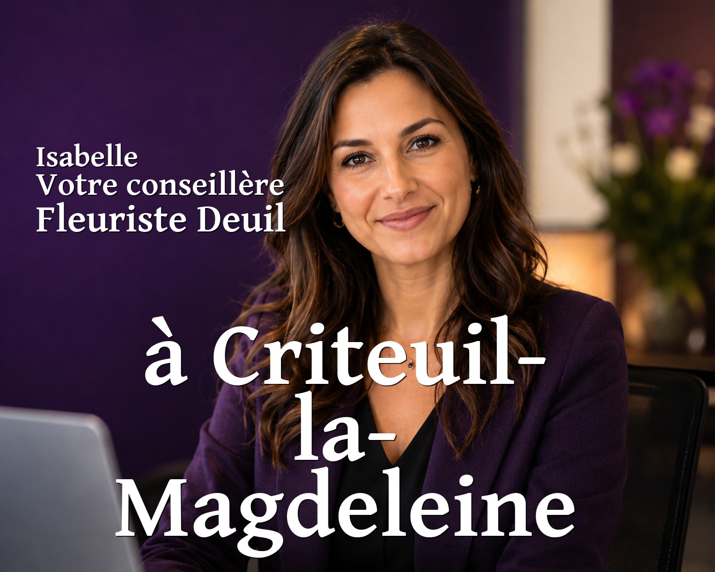 Isabelle, votre conseillère Fleuriste Deuil à Criteuil-la-Magdeleine