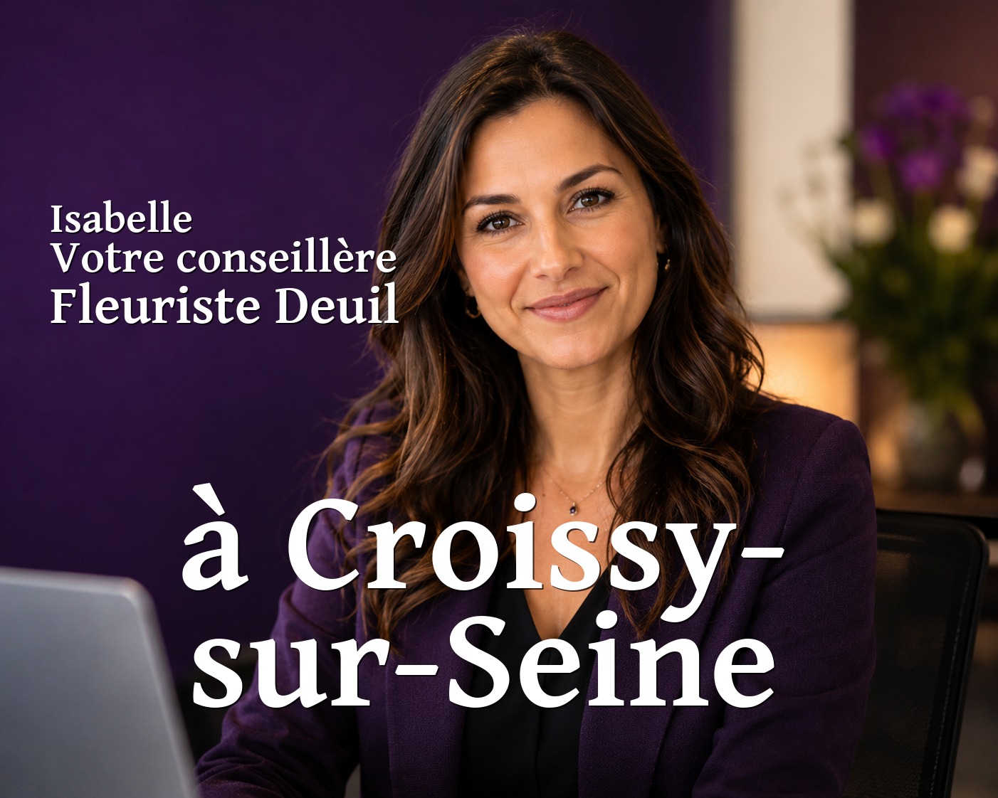 Isabelle, votre conseillère Fleuriste Deuil à Croissy-sur-Seine