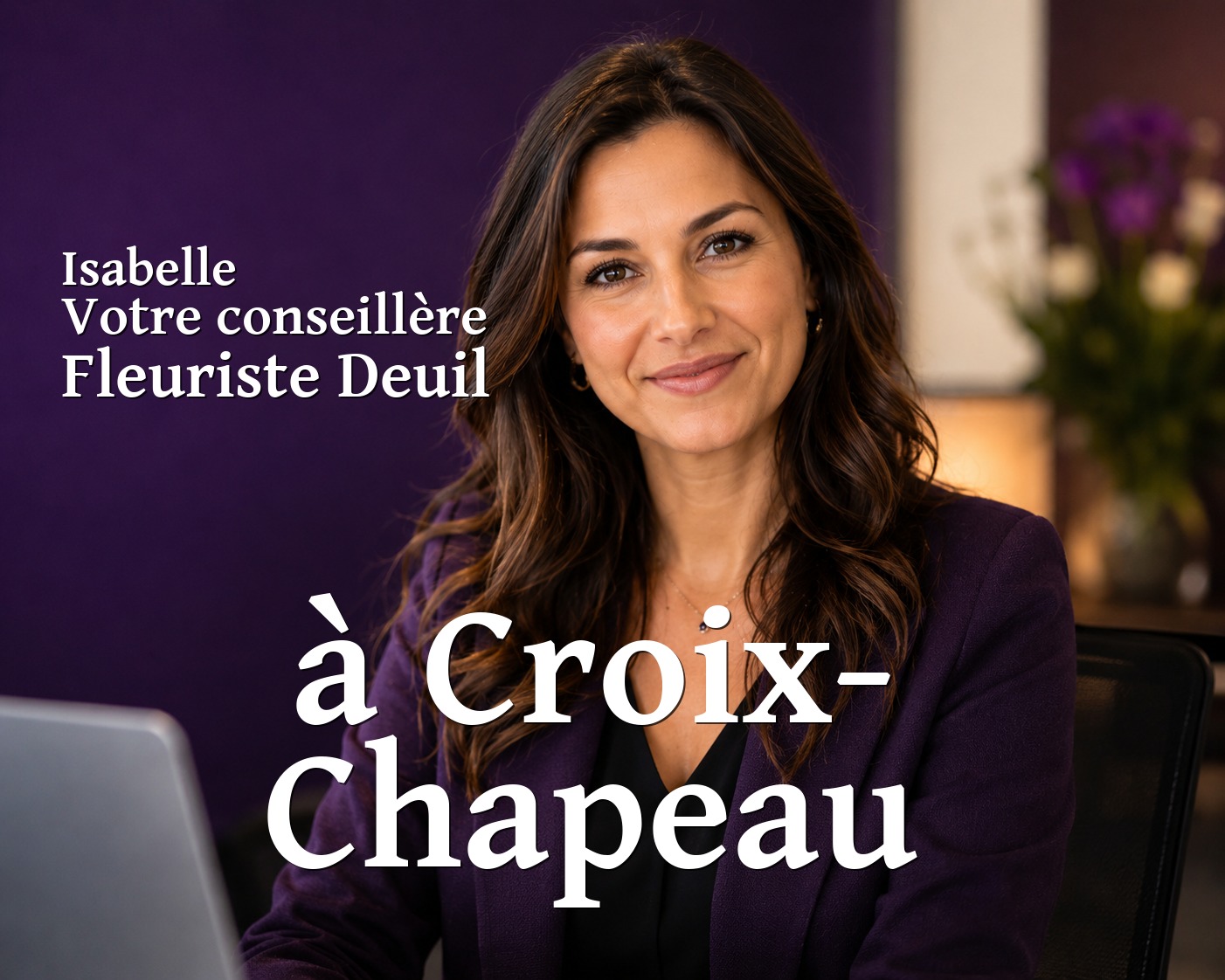 Isabelle, votre conseillère Fleuriste Deuil à Croix-Chapeau