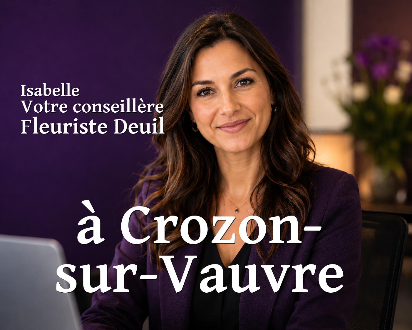 Isabelle, votre conseillère Fleuriste Deuil à Crozon-sur-Vauvre