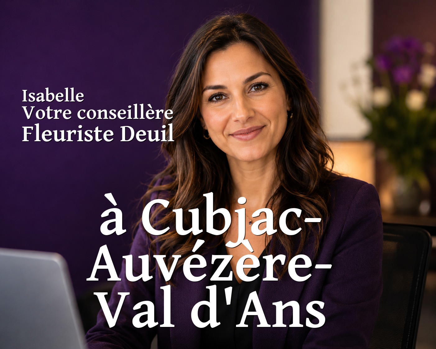 Isabelle, votre conseillère Fleuriste Deuil à Cubjac-Auvézère-Val d'Ans