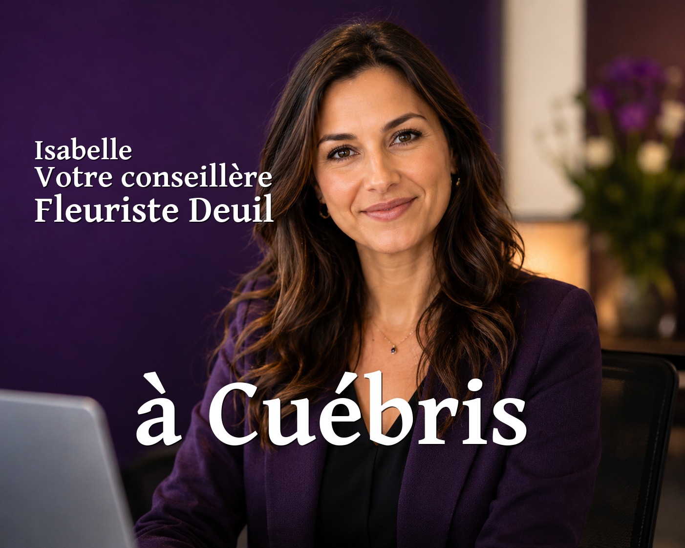 Isabelle, votre conseillère Fleuriste Deuil à Cuébris