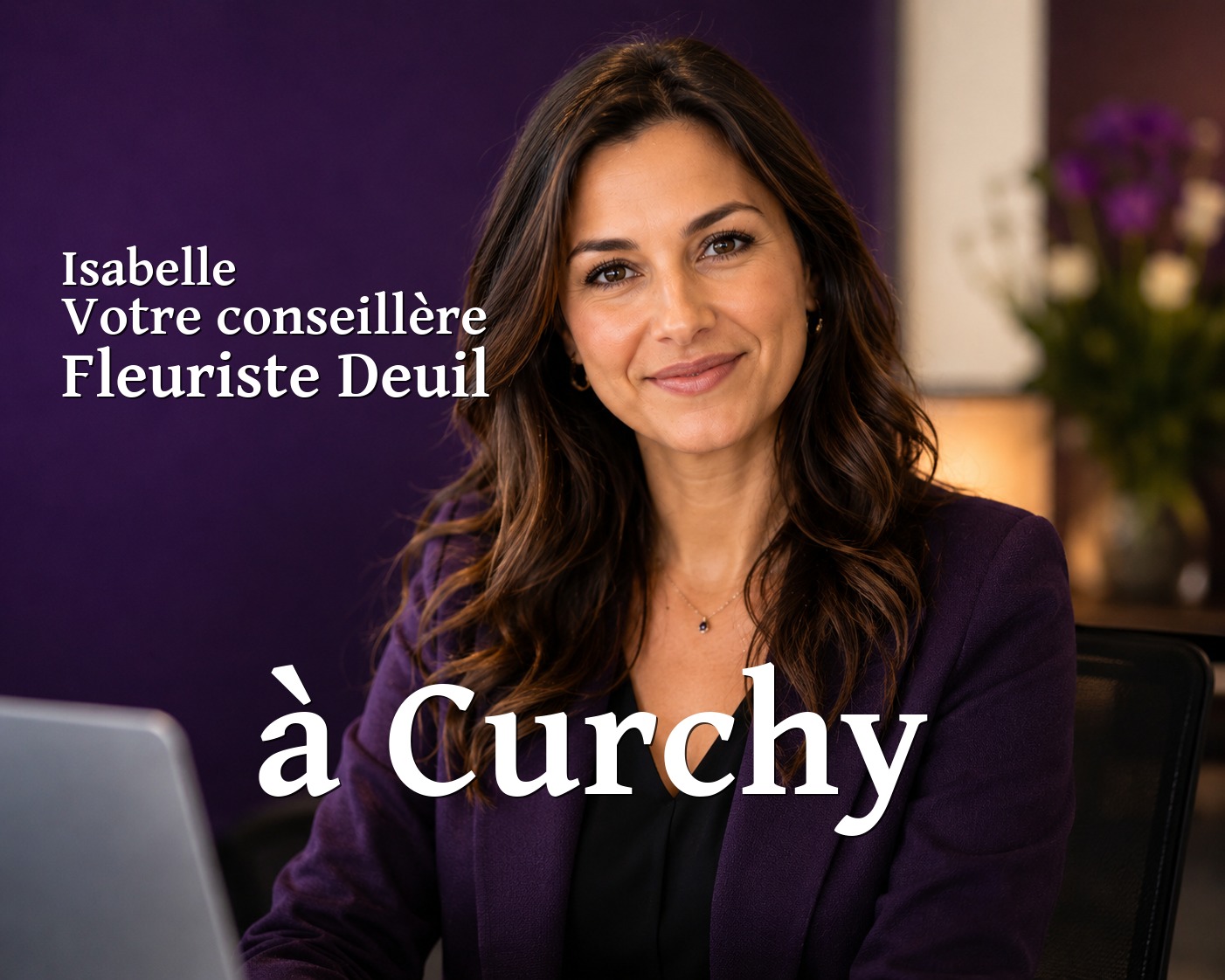 Isabelle, votre conseillère Fleuriste Deuil à Curchy