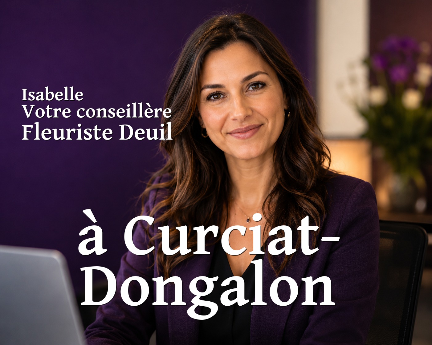 Isabelle, votre conseillère Fleuriste Deuil à Curciat-Dongalon