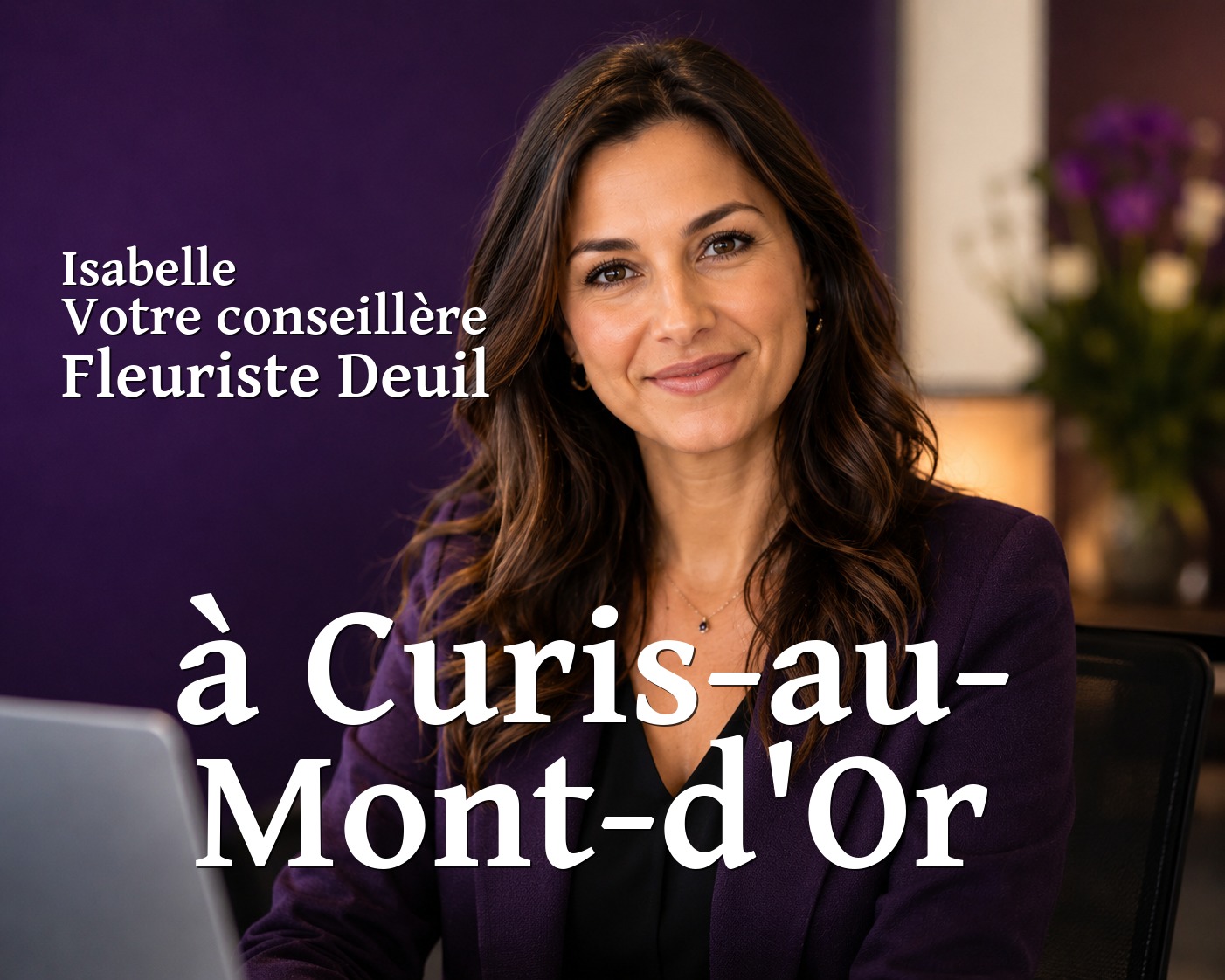 Isabelle, votre conseillère Fleuriste Deuil à Curis-au-Mont-d'Or