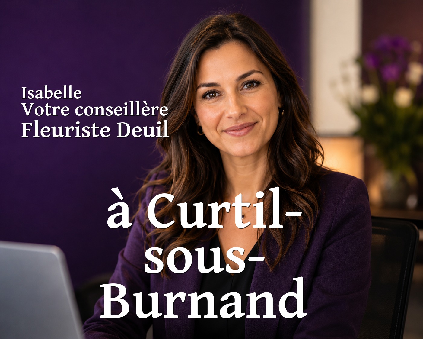 Isabelle, votre conseillère Fleuriste Deuil à Curtil-sous-Burnand