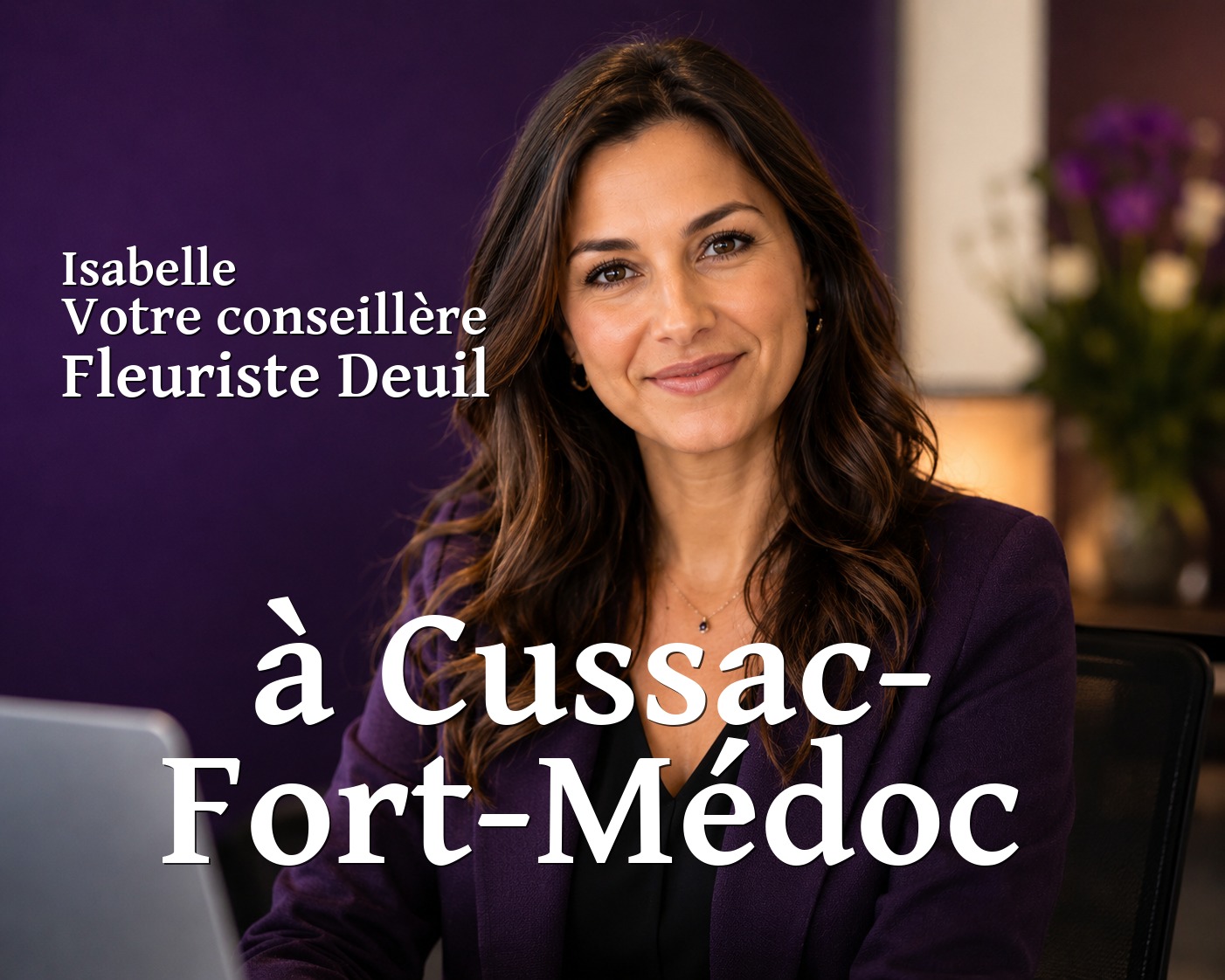 Isabelle, votre conseillère Fleuriste Deuil à Cussac-Fort-Médoc