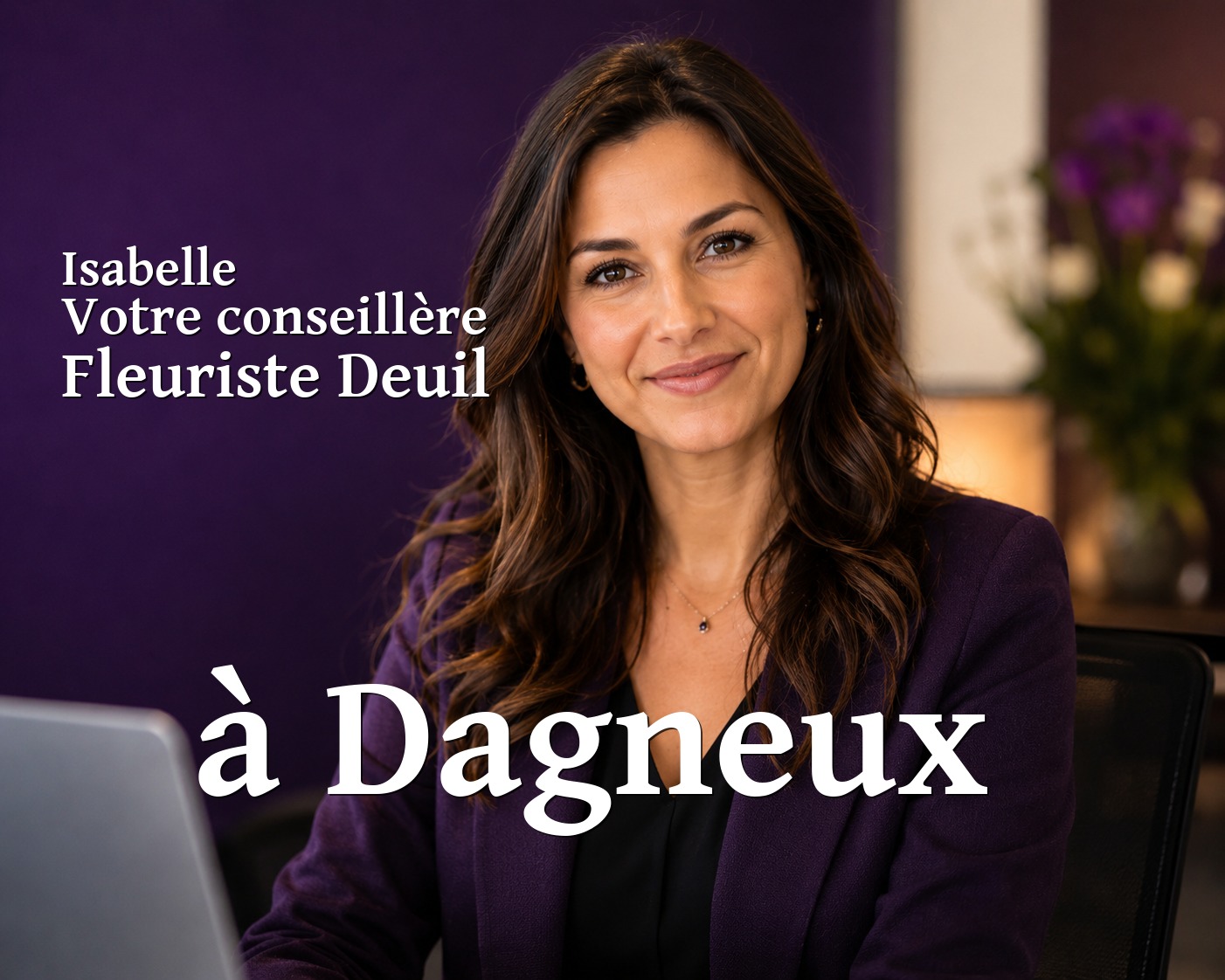 Isabelle, votre conseillère Fleuriste Deuil à Dagneux