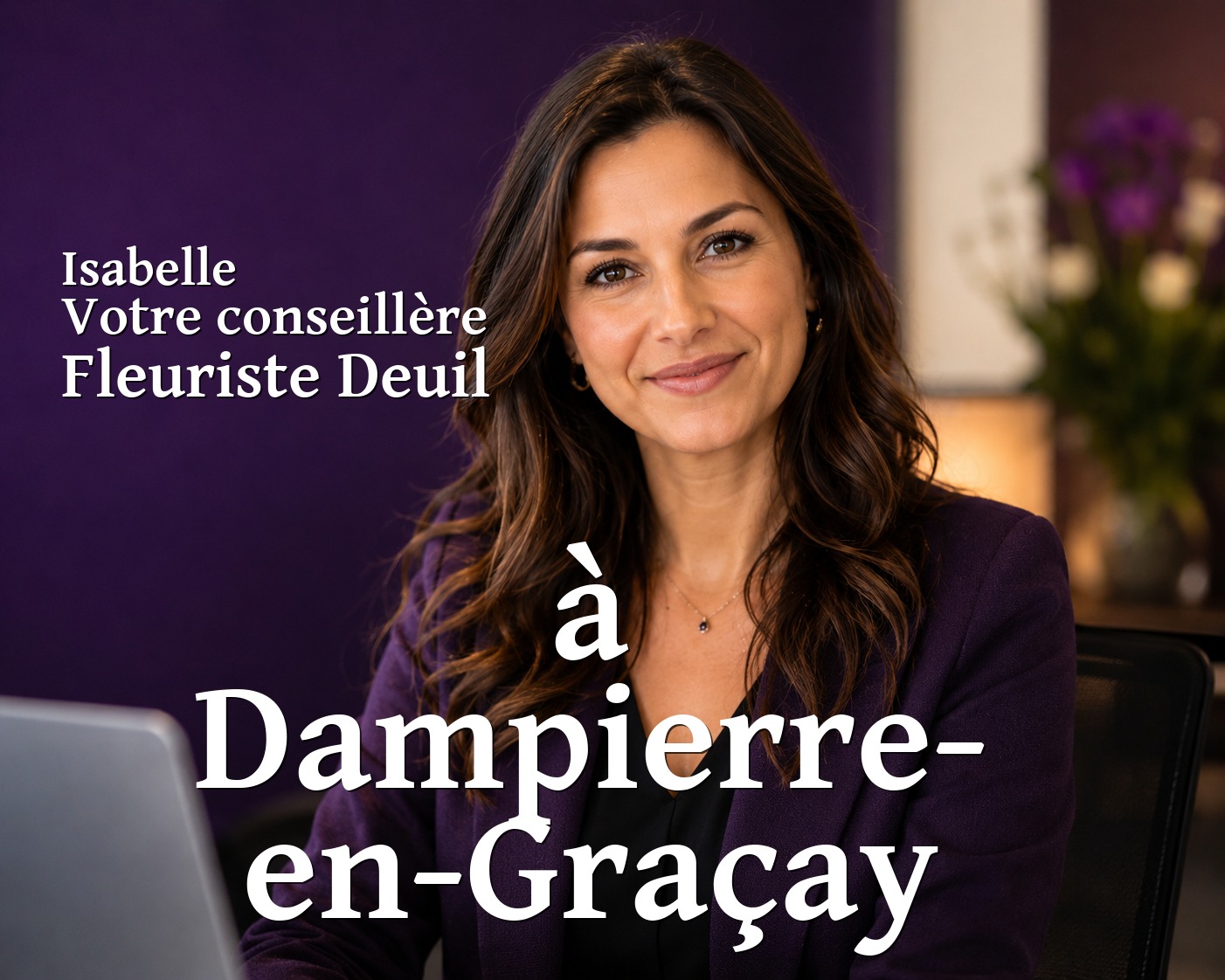 Isabelle, votre conseillère Fleuriste Deuil à Dampierre-en-Graçay