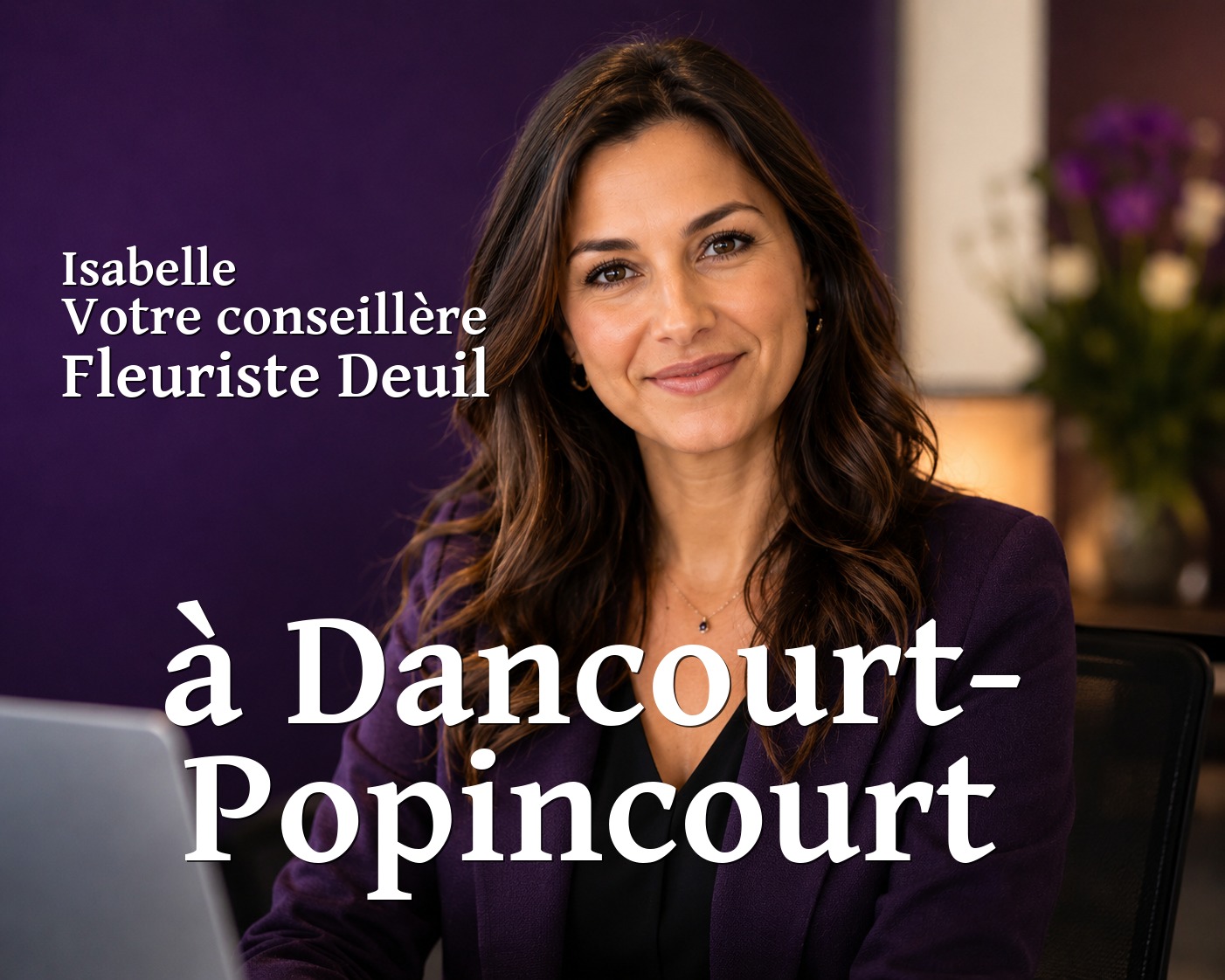 Isabelle, votre conseillère Fleuriste Deuil à Dancourt-Popincourt