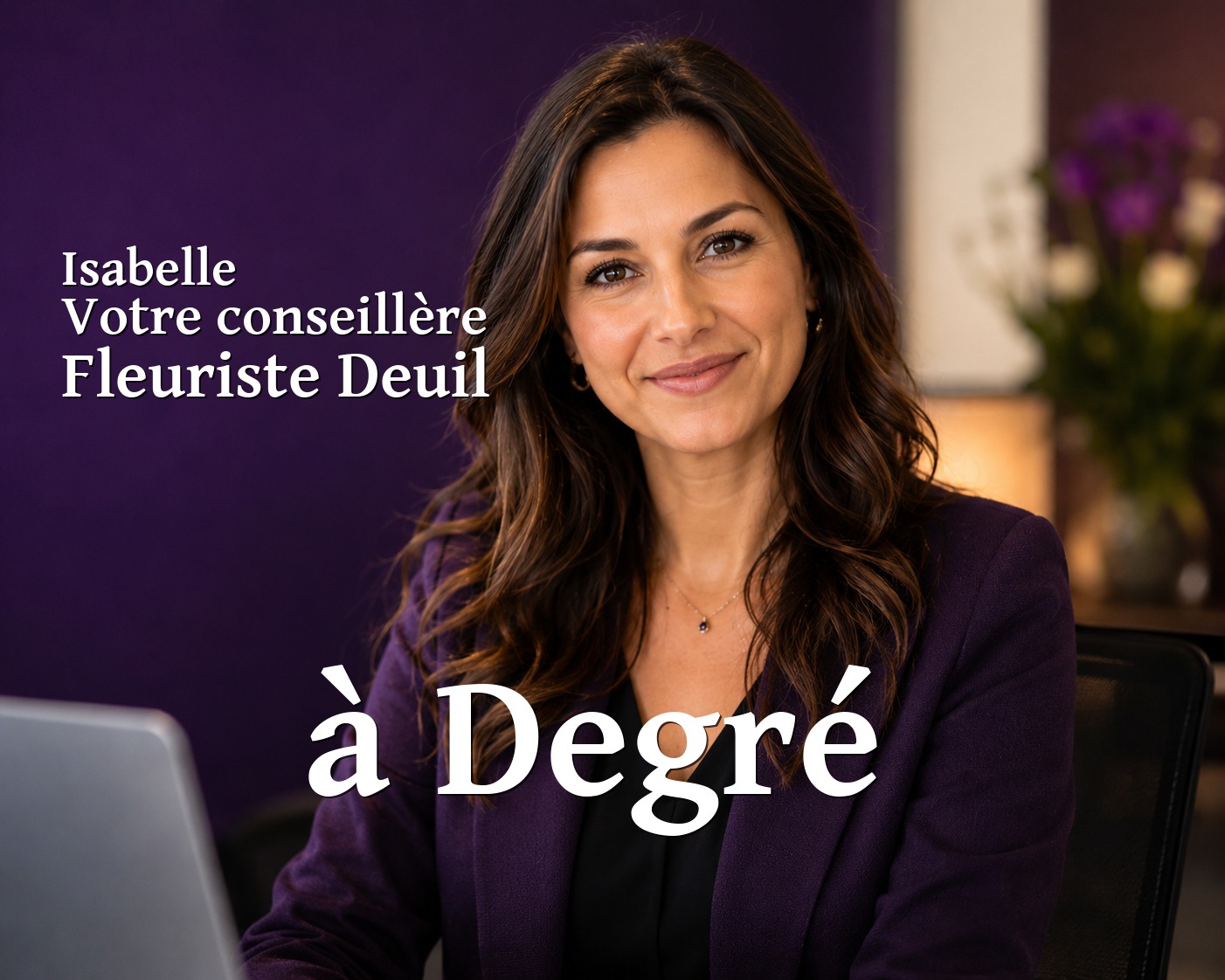 Isabelle, votre conseillère Fleuriste Deuil à Degré