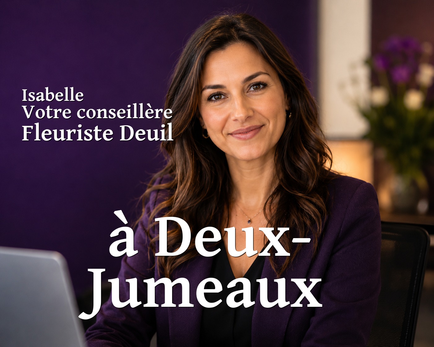 Isabelle, votre conseillère Fleuriste Deuil à Deux-Jumeaux