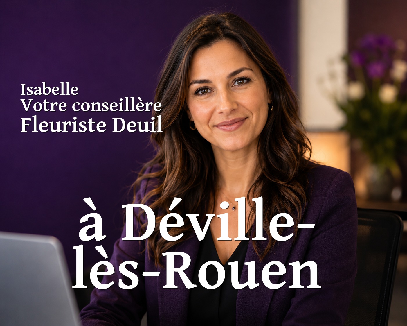 Isabelle, votre conseillère Fleuriste Deuil à Déville-lès-Rouen