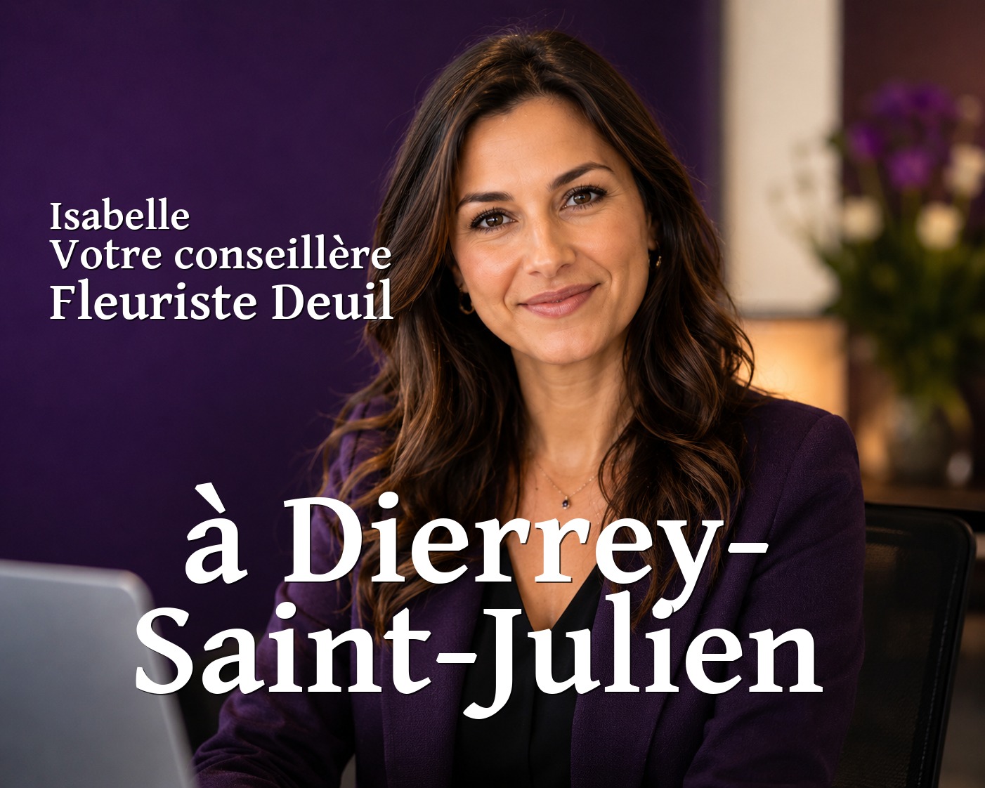 Isabelle, votre conseillère Fleuriste Deuil à Dierrey-Saint-Julien