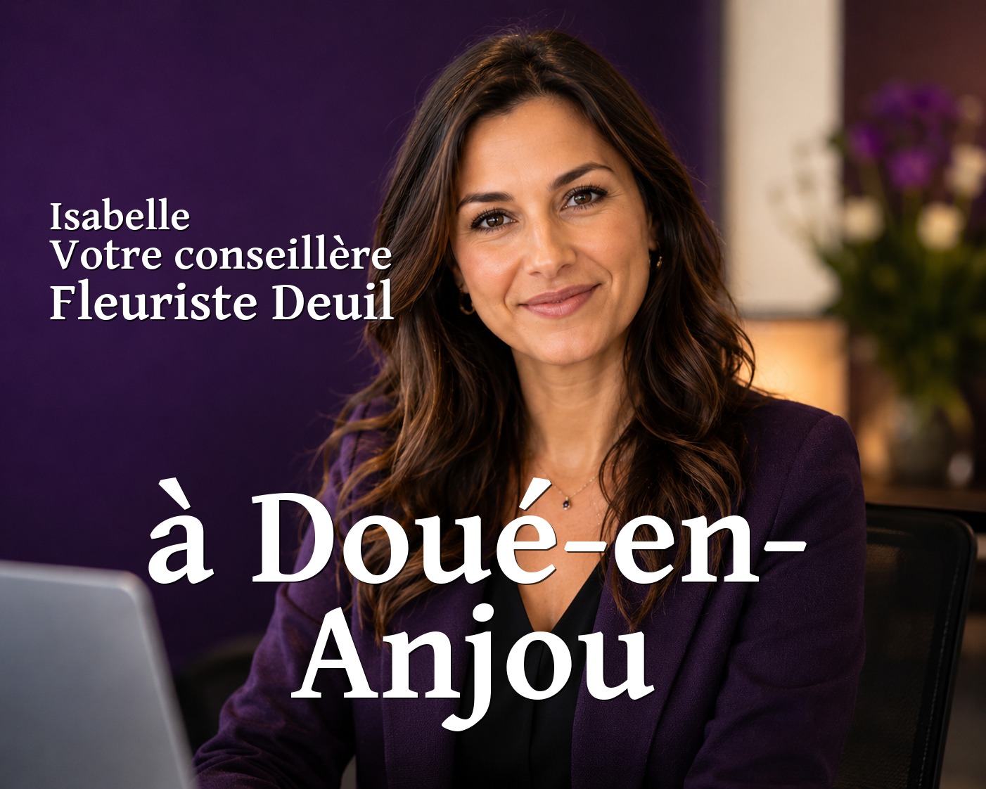 Isabelle, votre conseillère Fleuriste Deuil à Doué-en-Anjou