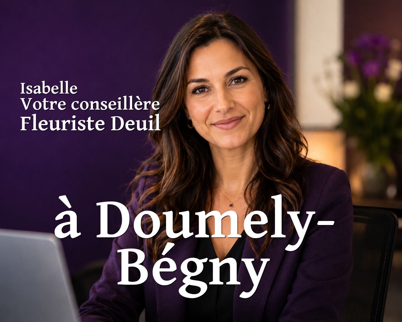 Isabelle, votre conseillère Fleuriste Deuil à Doumely-Bégny