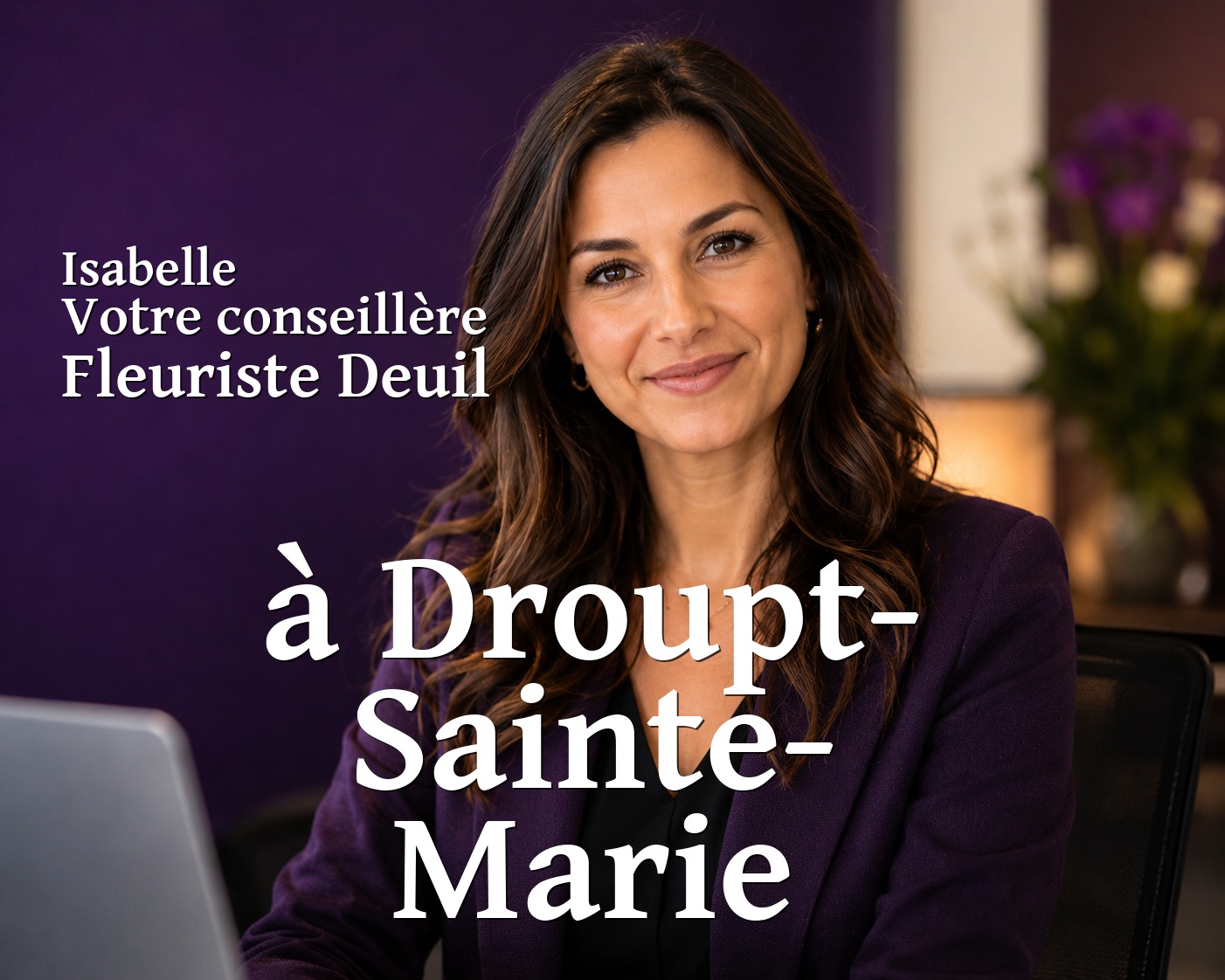 Isabelle, votre conseillère Fleuriste Deuil à Droupt-Sainte-Marie