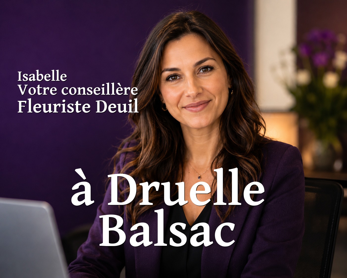 Isabelle, votre conseillère Fleuriste Deuil à Druelle Balsac