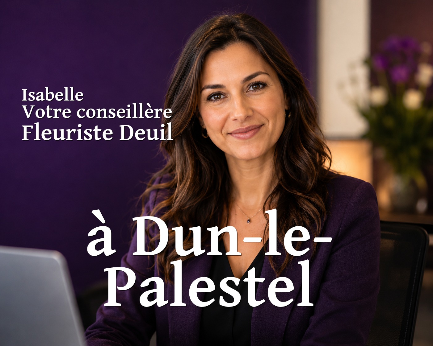 Isabelle, votre conseillère Fleuriste Deuil à Dun-le-Palestel