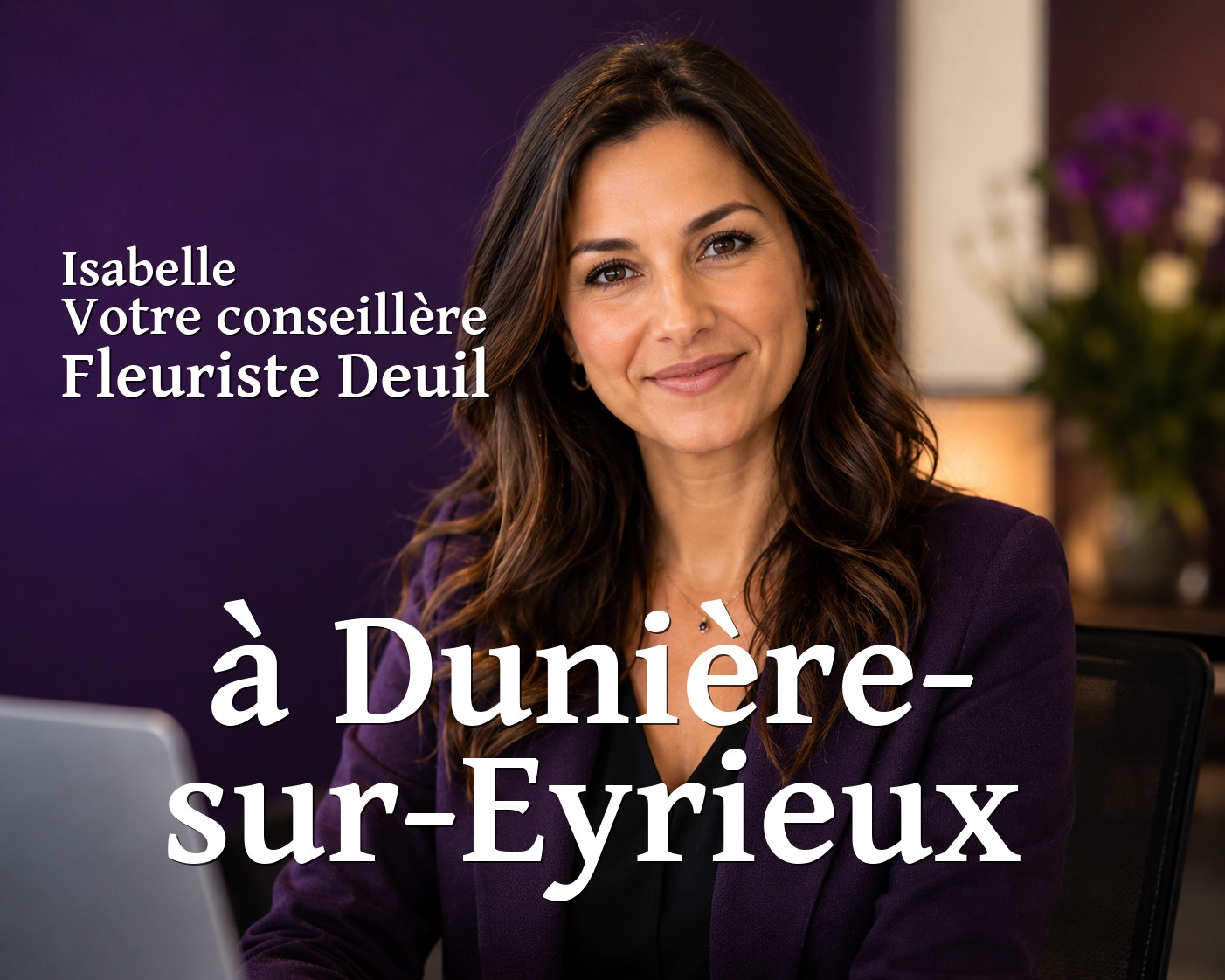 Isabelle, votre conseillère Fleuriste Deuil à Dunière-sur-Eyrieux