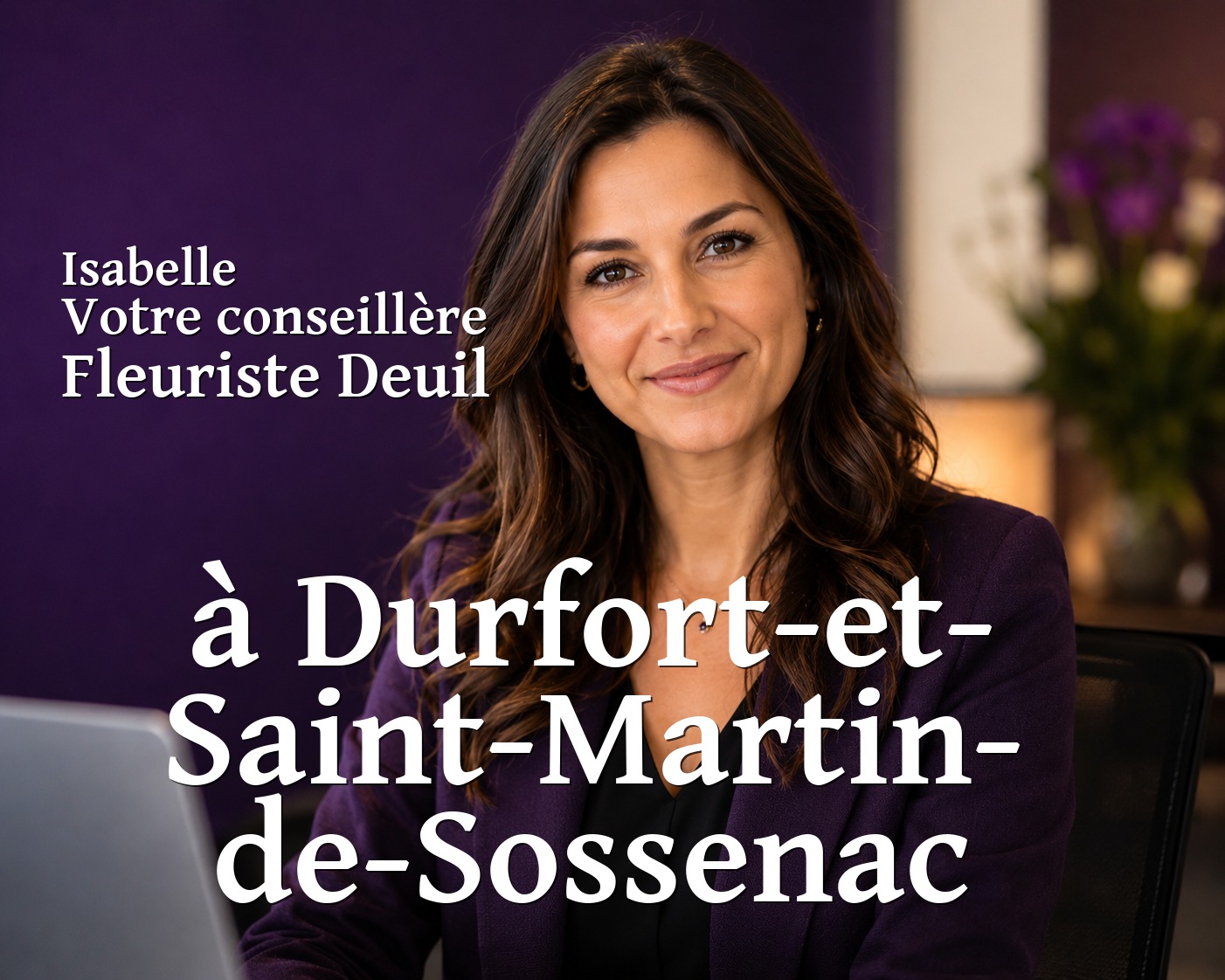 Isabelle, votre conseillère Fleuriste Deuil à Durfort-et-Saint-Martin-de-Sossenac