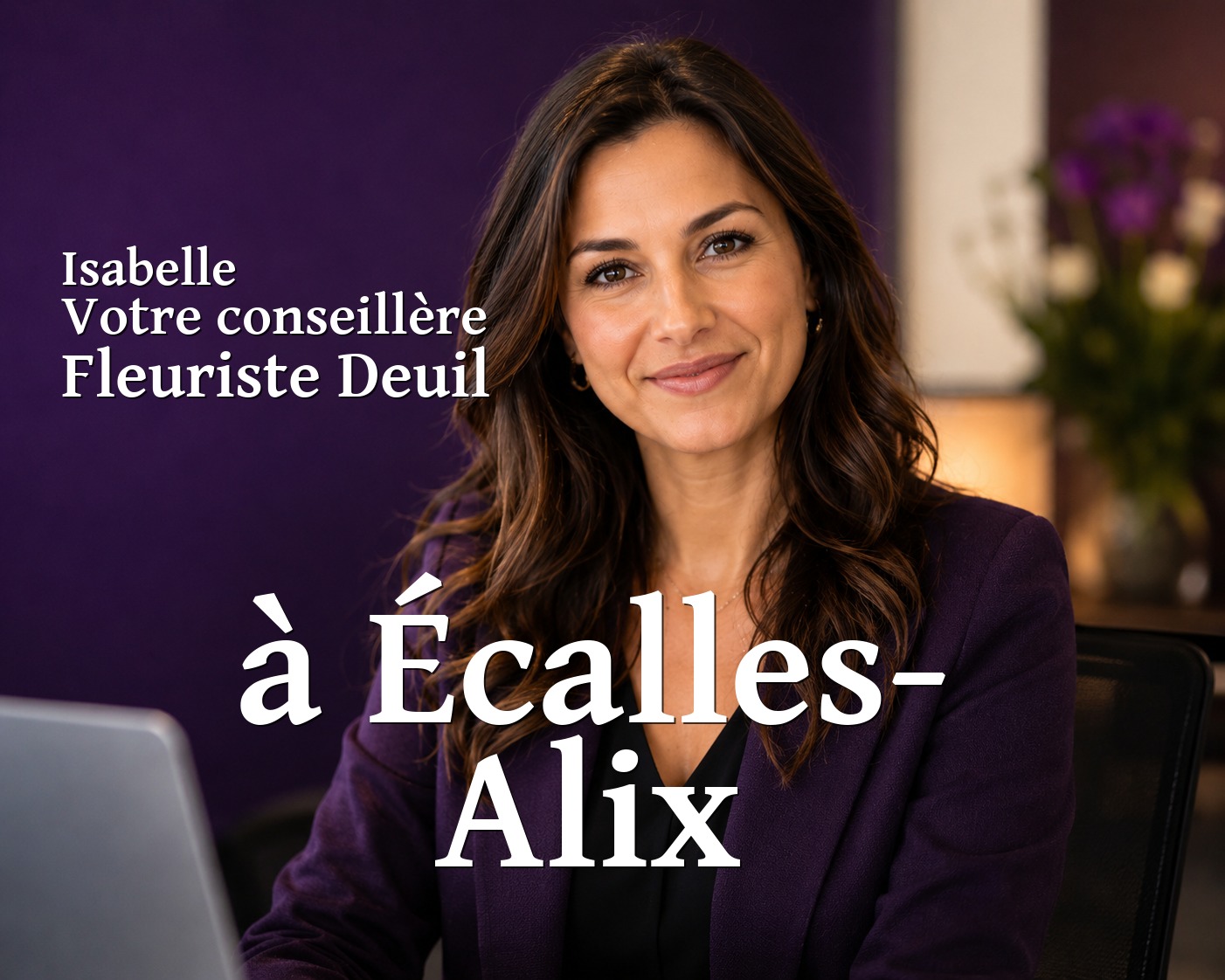 Isabelle, votre conseillère Fleuriste Deuil à Écalles-Alix