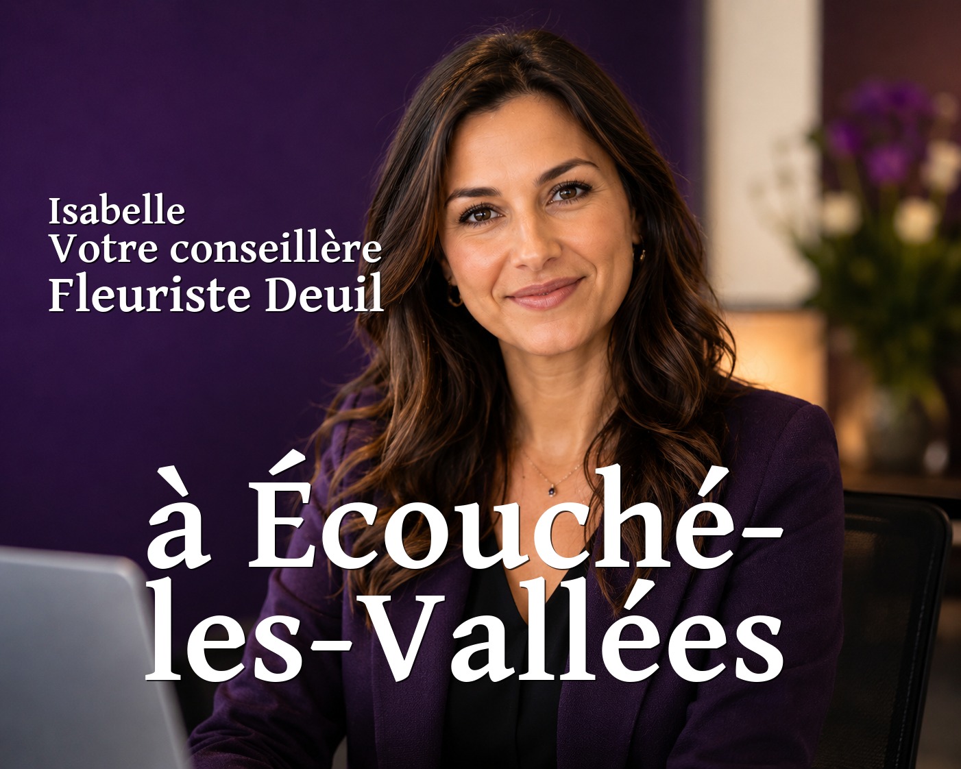Isabelle, votre conseillère Fleuriste Deuil à Écouché-les-Vallées