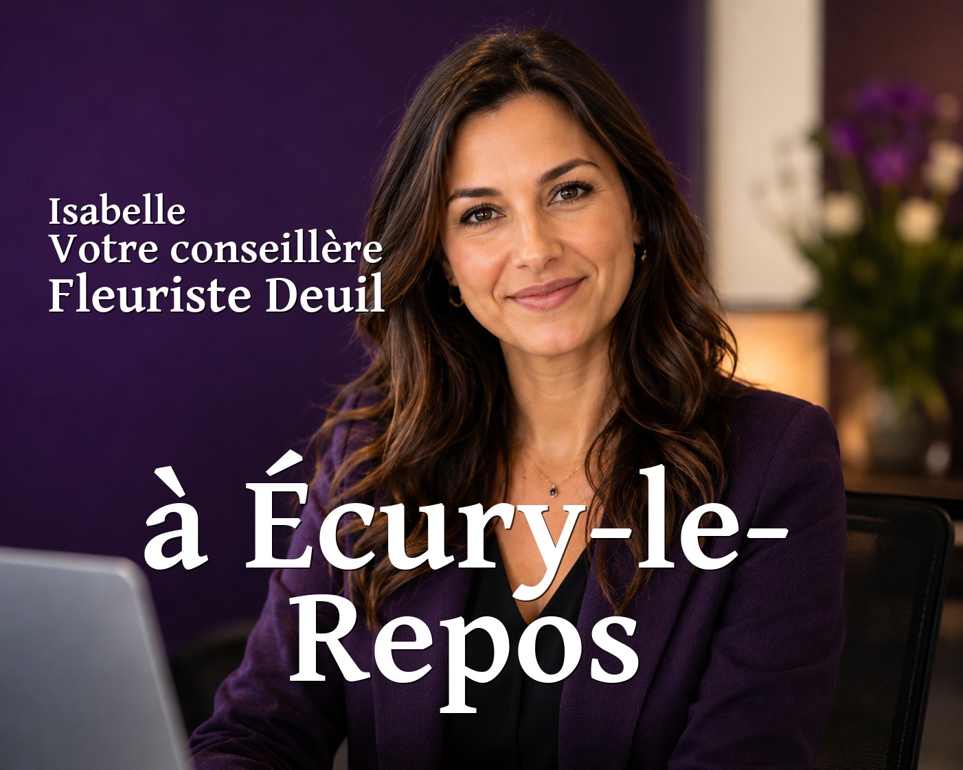 Isabelle, votre conseillère Fleuriste Deuil à Écury-le-Repos