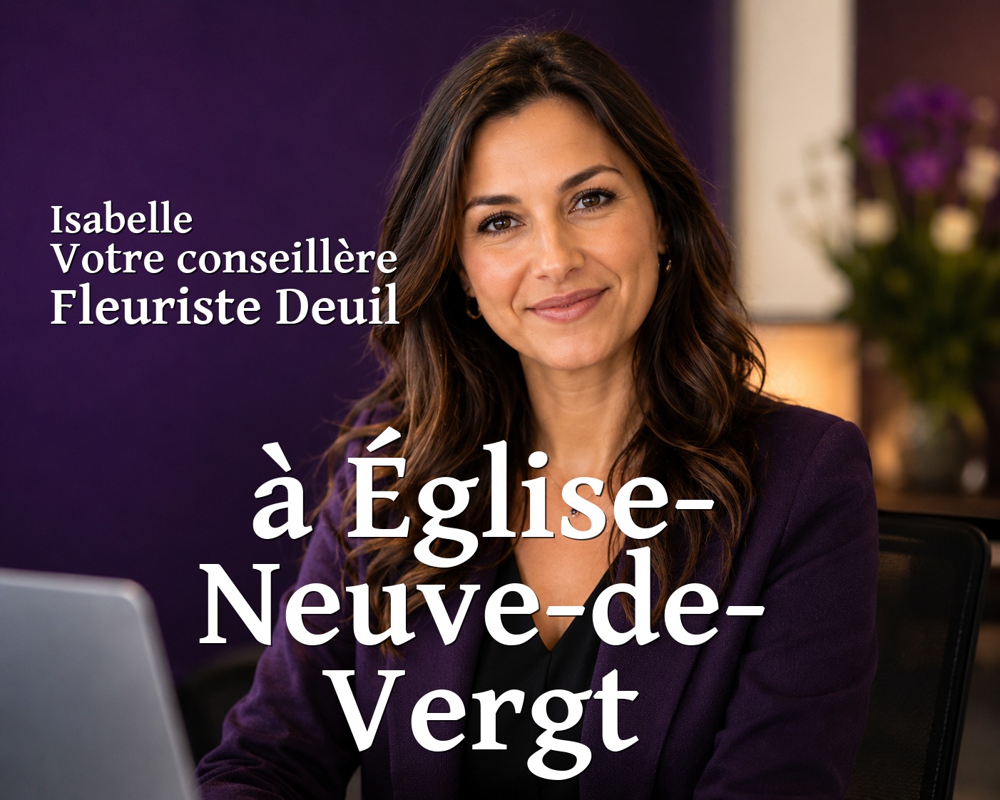 Isabelle, votre conseillère Fleuriste Deuil à Église-Neuve-de-Vergt