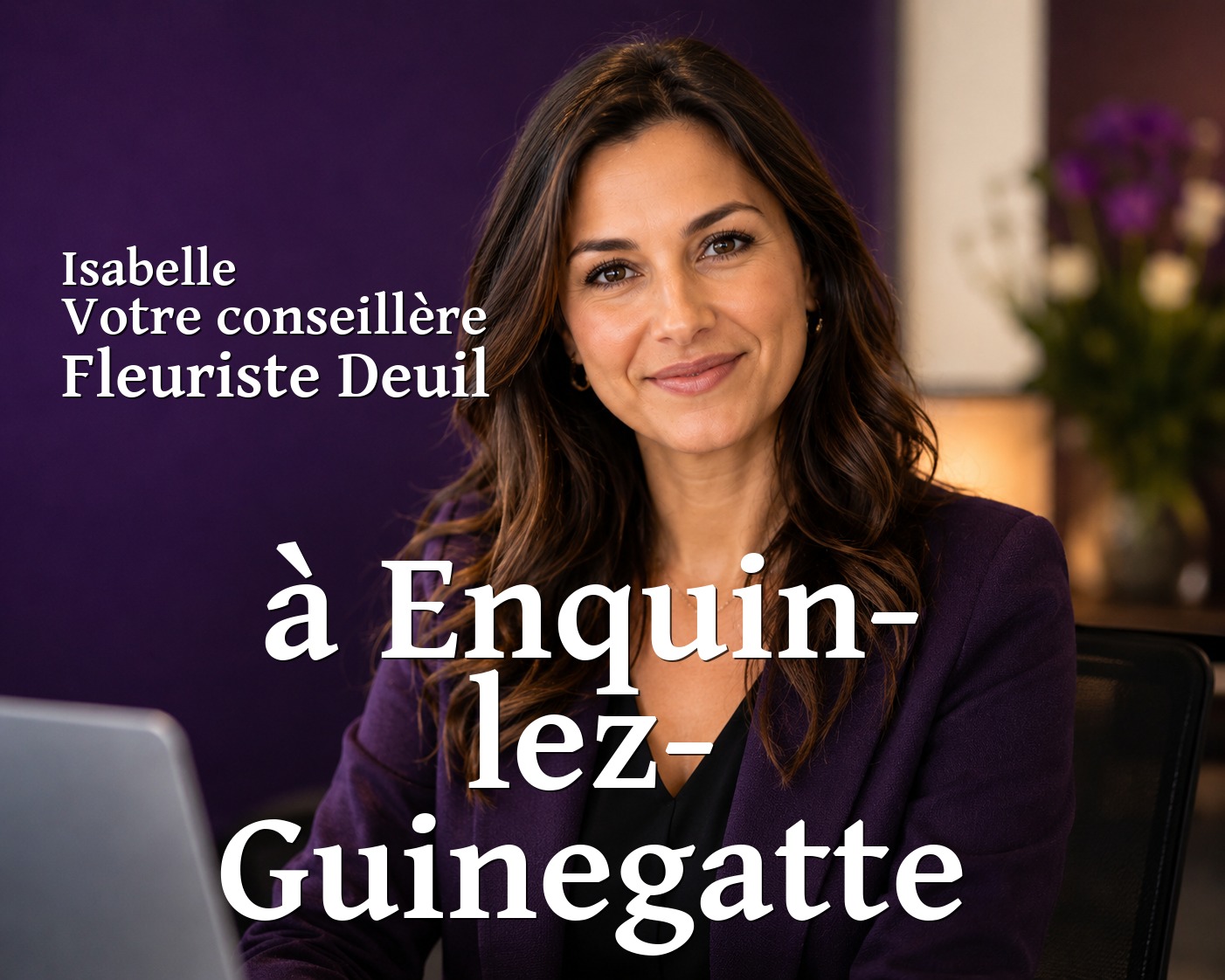 Isabelle, votre conseillère Fleuriste Deuil à Enquin-lez-Guinegatte
