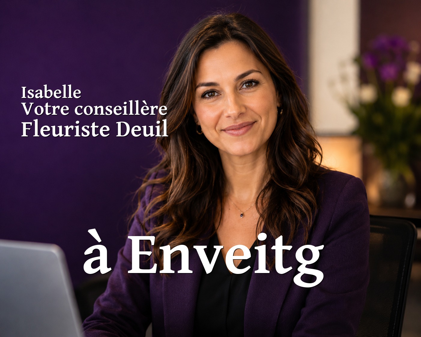 Isabelle, votre conseillère Fleuriste Deuil à Enveitg